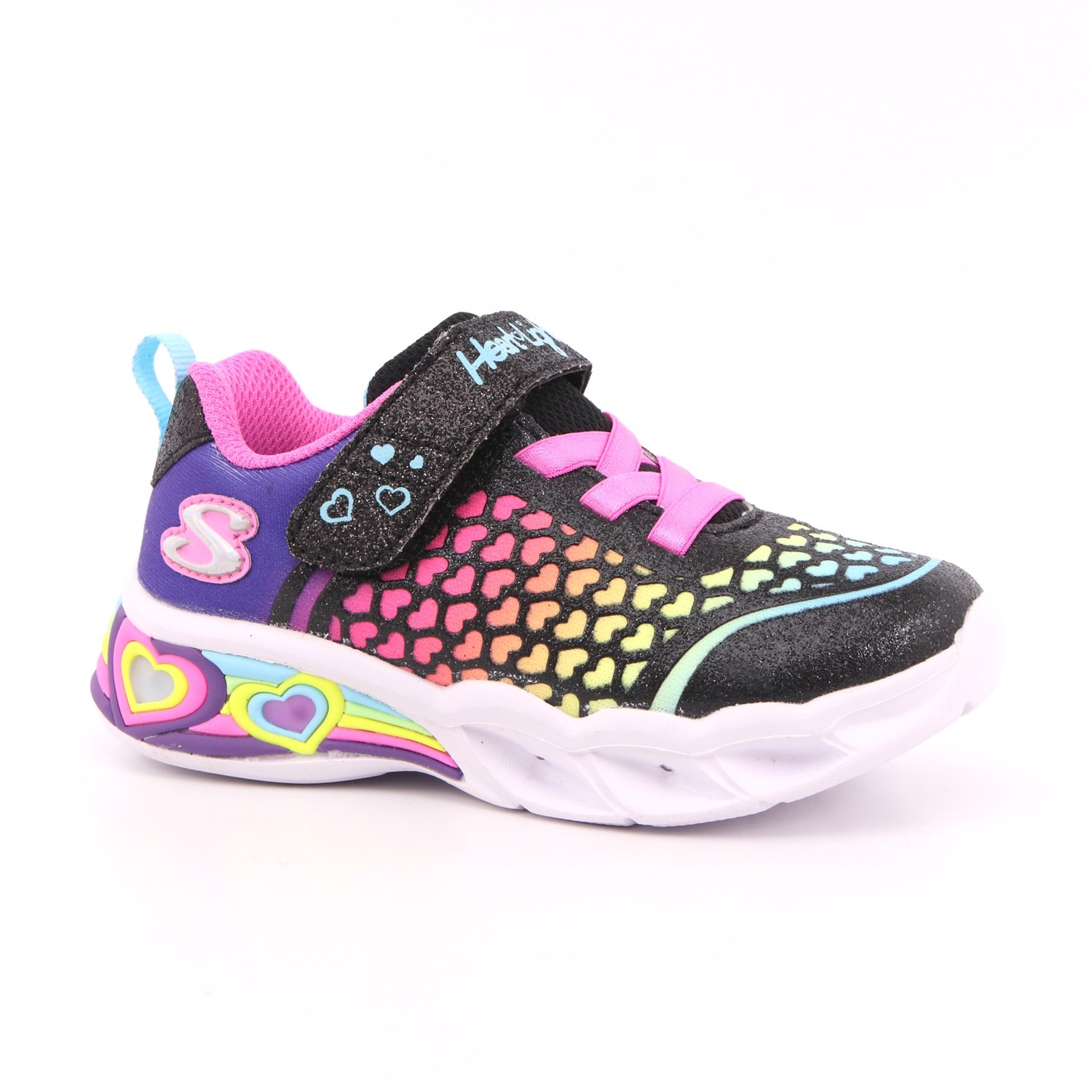 Scarpa Strappi + Elastico Skechers Bambina Nero Scarpa Strappi + Elastico Skechers Bambina Nero Scarpe 175 - 302312N