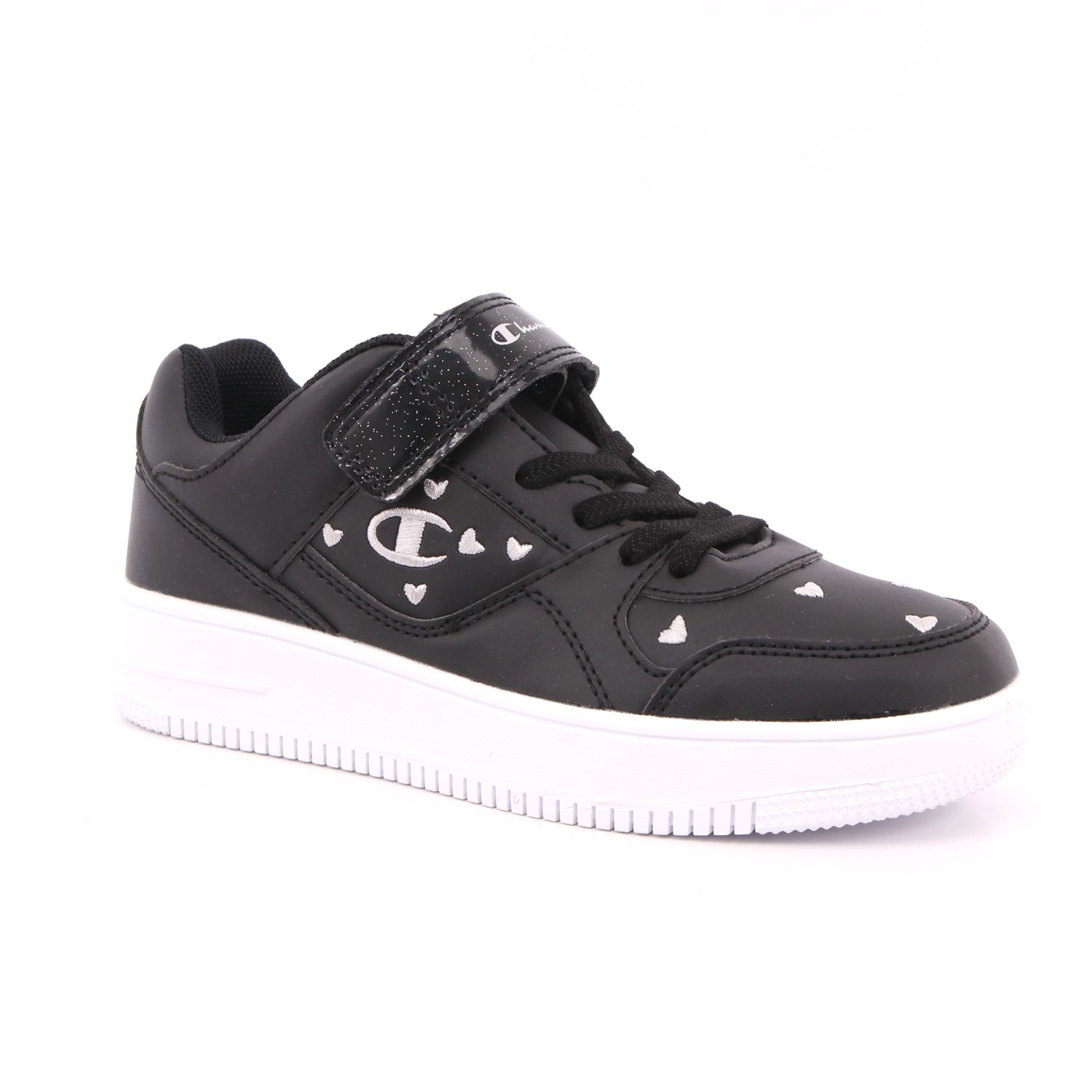 Scarpa Strappi + Elastico Champion Bambina Nero Scarpa Strappi + Elastico Champion Bambina Nero Scarpe 770 - S31227