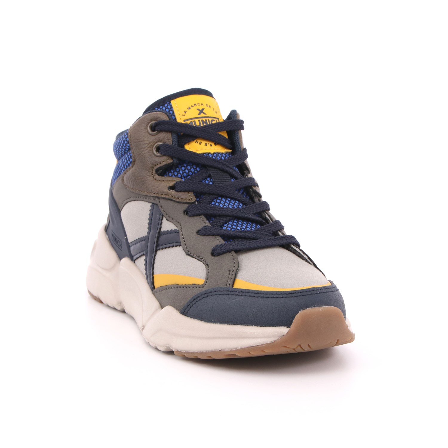 Scarpa Allacciata Munich Bambino Tortora Scarpa Allacciata Munich Bambino Tortora Scarpe 118 - 8898003