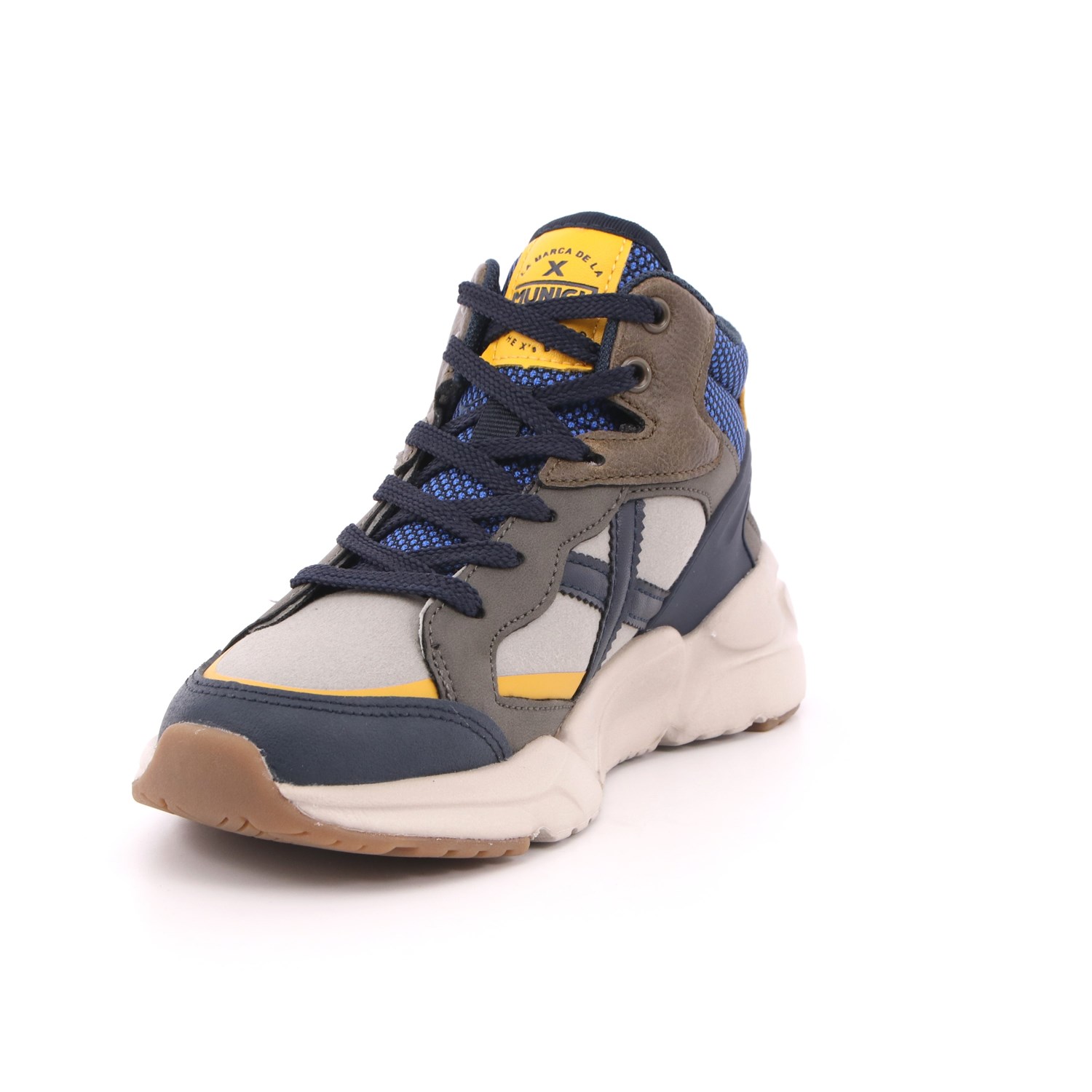 Scarpa Allacciata Munich Bambino Tortora Scarpa Allacciata Munich Bambino Tortora Scarpe 118 - 8898003