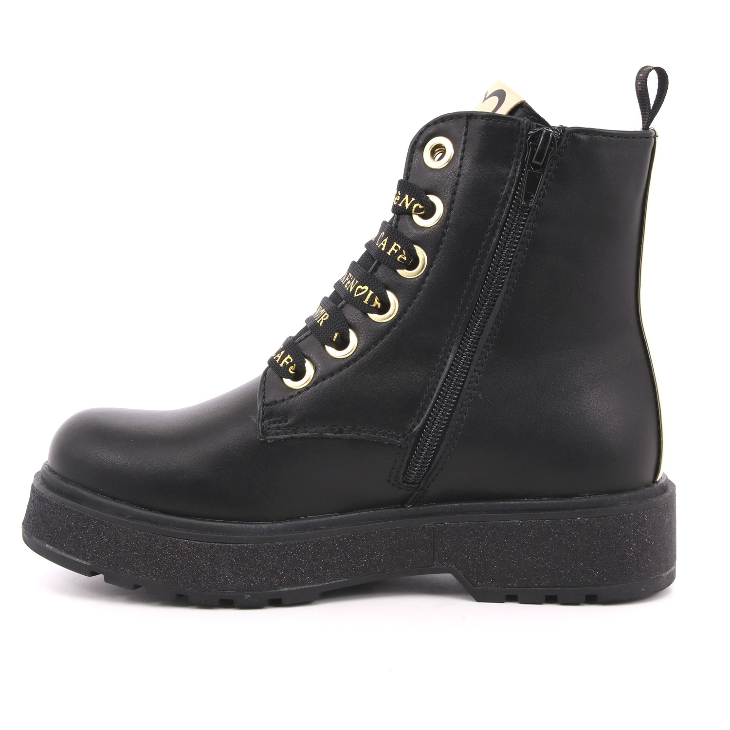 Anfibio Cafè Noir Bambina Nero Anfibio Cafè Noir Bambina Nero Scarpe 32 - C-1450A