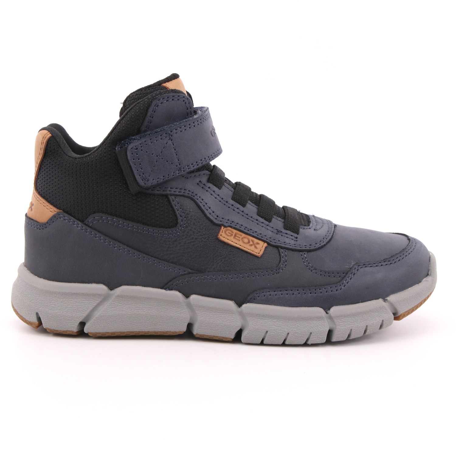 Scarpa Strappi + Elastico Geox Bambino Blu Scarpa Strappi + Elastico Geox Bambino Blu Scarpe 409 - J169BE