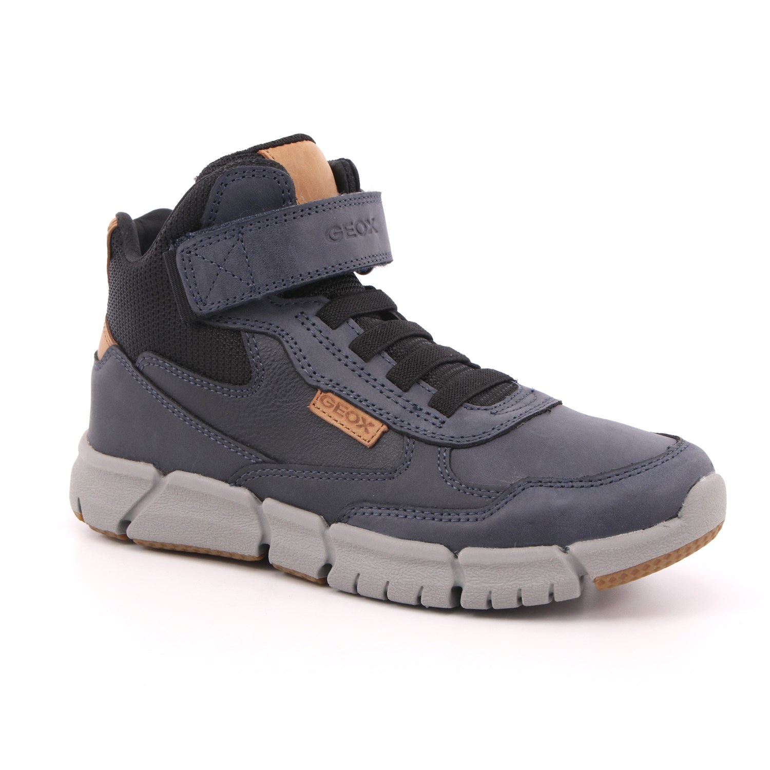 Scarpa Strappi + Elastico Geox Bambino Blu Scarpa Strappi + Elastico Geox Bambino Blu Scarpe 409 - J169BE