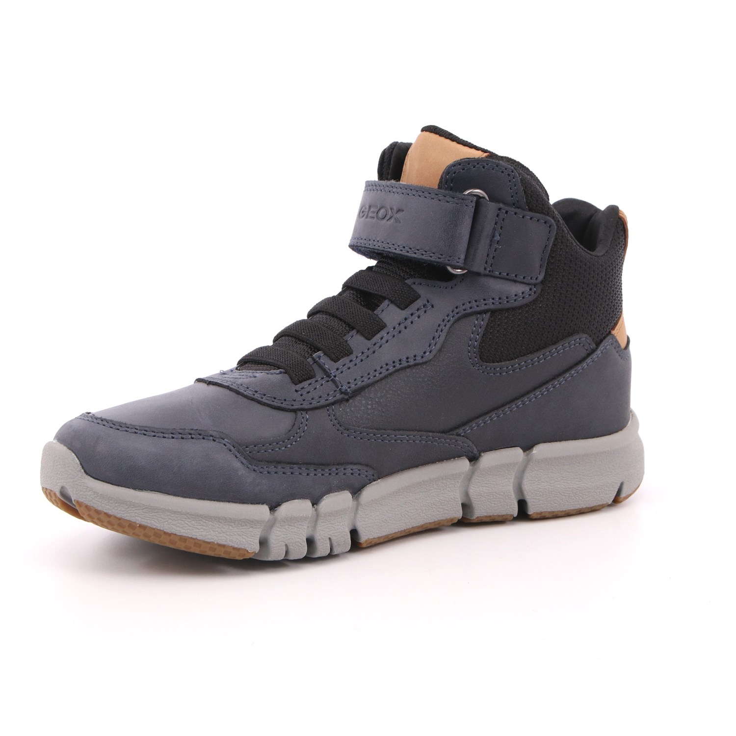 Scarpa Strappi + Elastico Geox Bambino Blu Scarpa Strappi + Elastico Geox Bambino Blu Scarpe 409 - J169BE