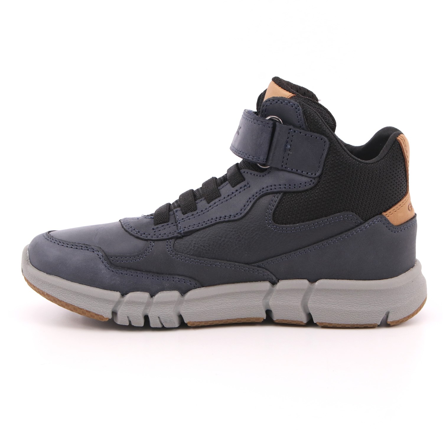 Scarpa Strappi + Elastico Geox Bambino Blu Scarpa Strappi + Elastico Geox Bambino Blu Scarpe 409 - J169BE