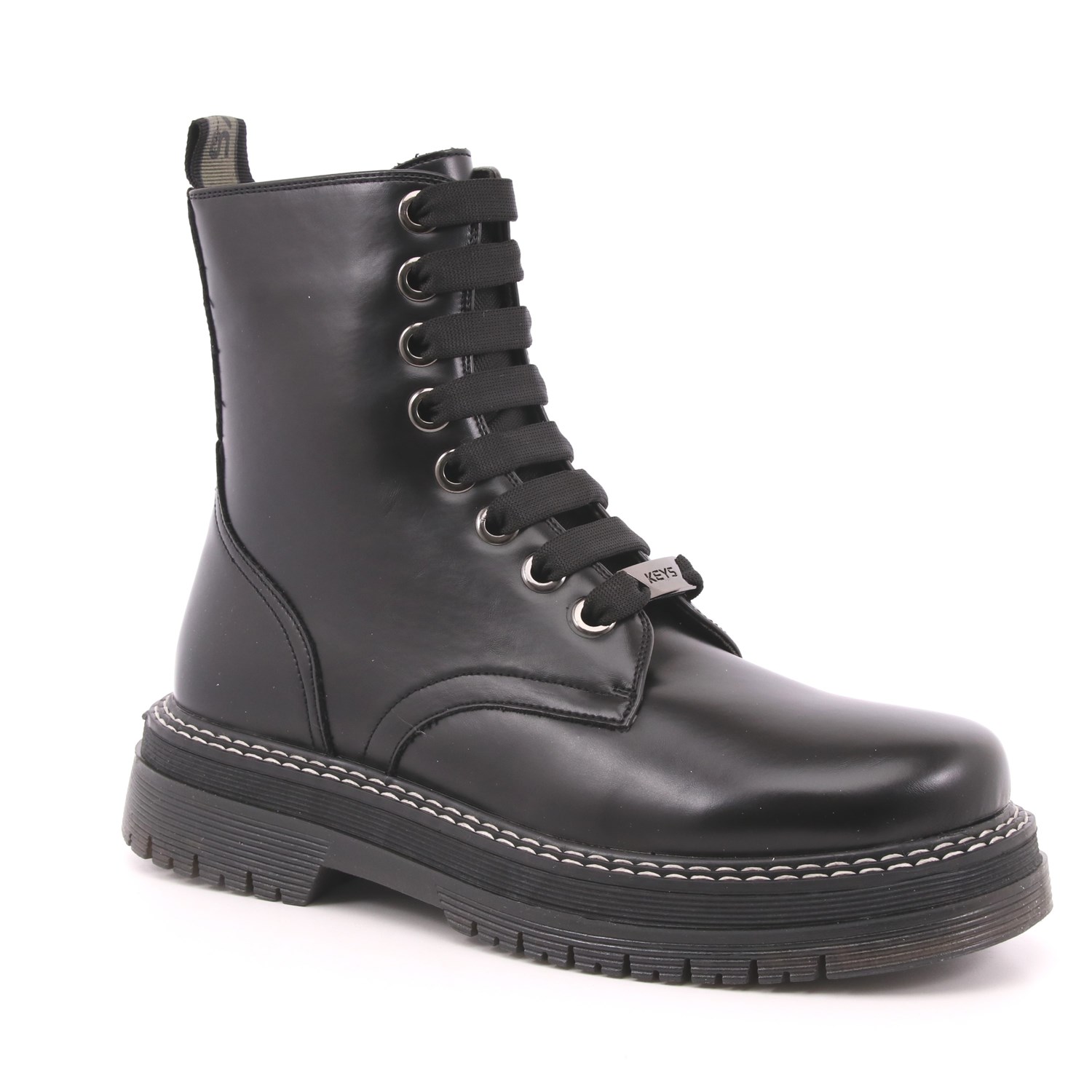 Scarpa Allacciata Keys Donna Nero Scarpa Allacciata Keys Donna Nero Scarpe 76 - K-5640A
