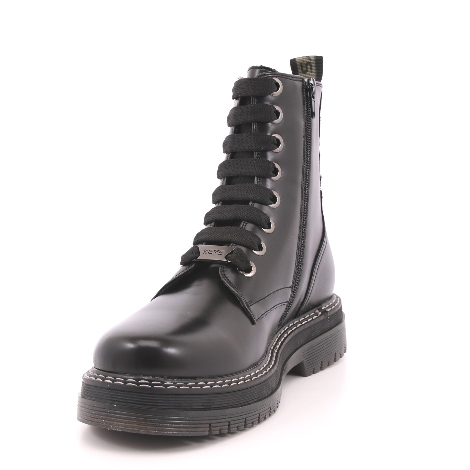 Scarpa Allacciata Keys Donna Nero Scarpa Allacciata Keys Donna Nero Scarpe 76 - K-5640A