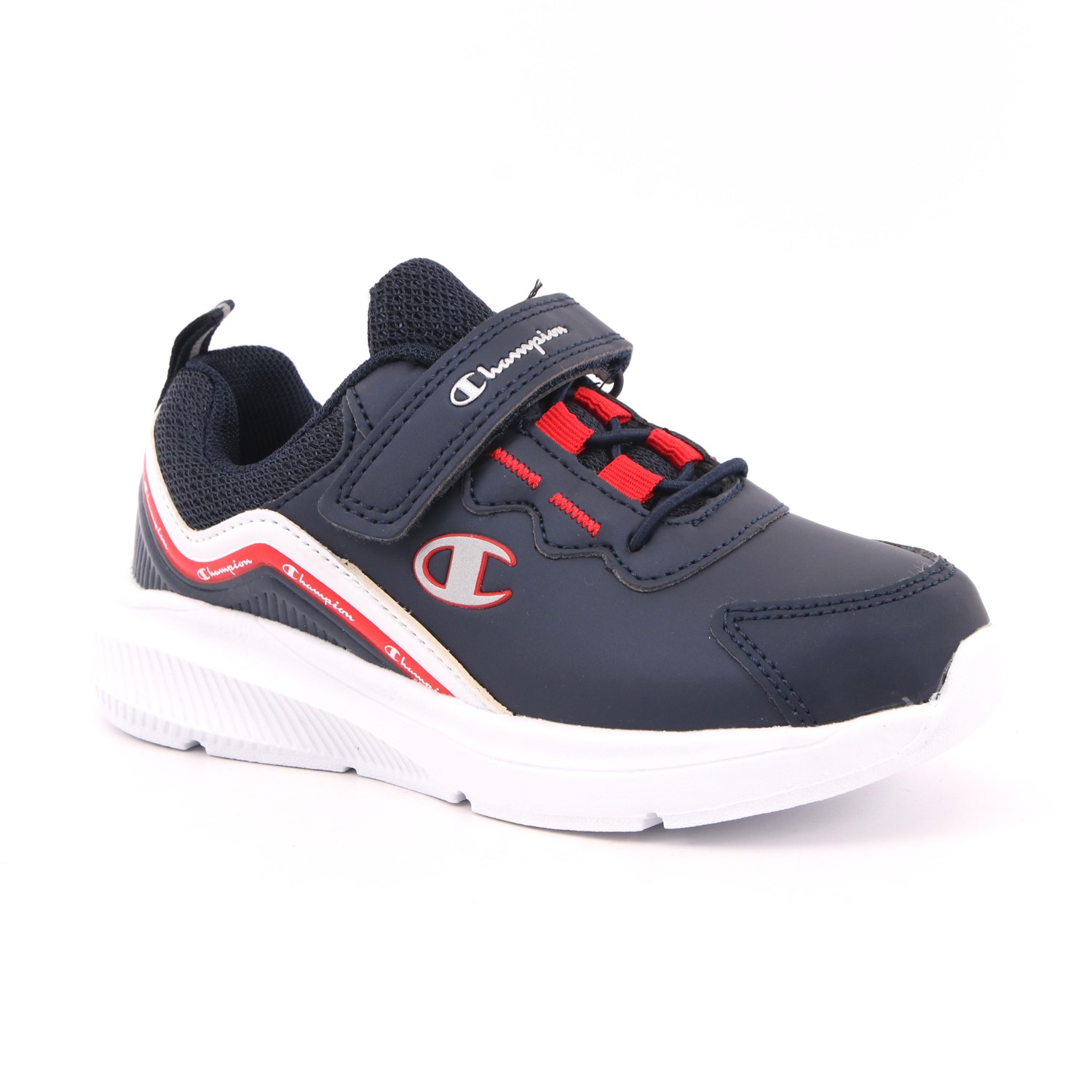 Scarpa Strappi + Elastico Champion Bambino Nero Scarpa Strappi + Elastico Champion Bambino Nero Scarpe 776 - S32215