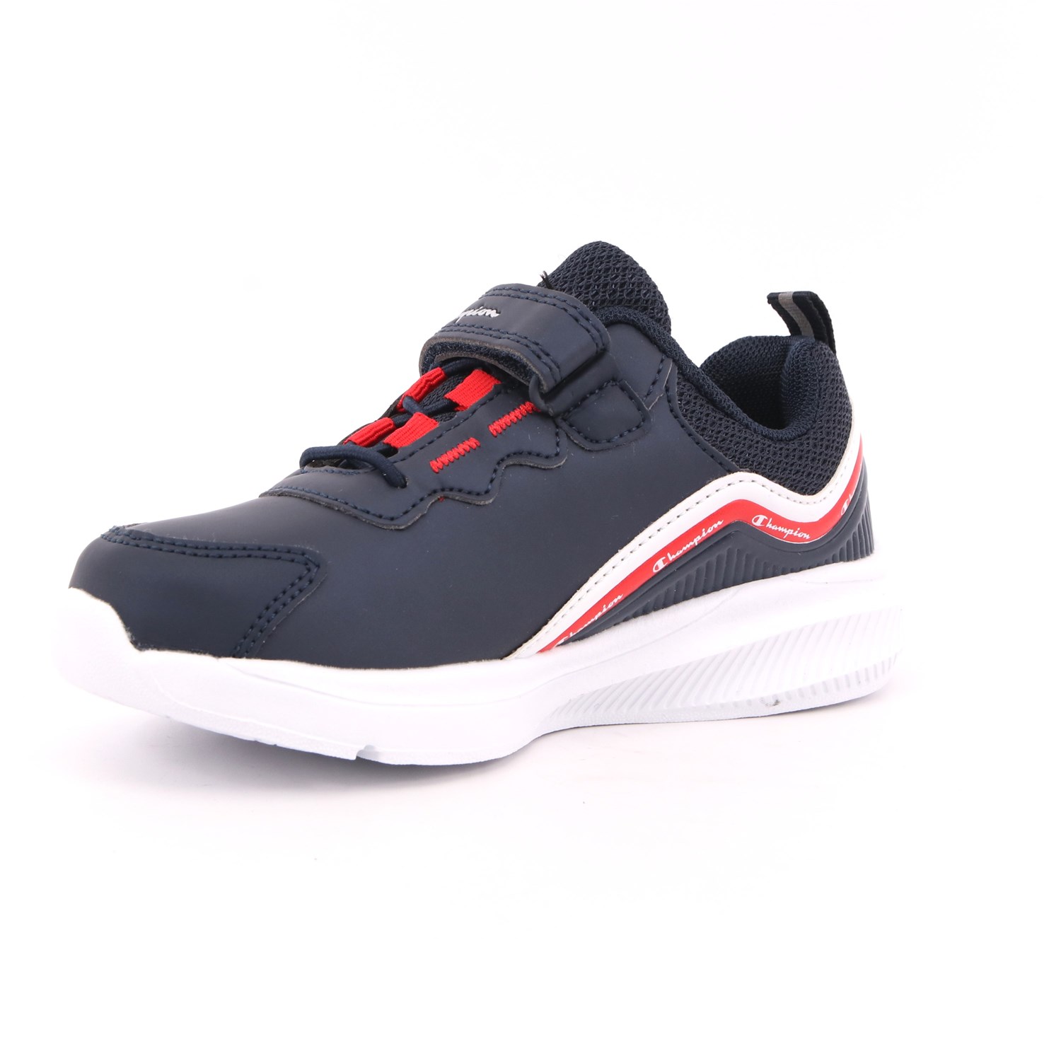 Scarpa Strappi + Elastico Champion Bambino Nero Scarpa Strappi + Elastico Champion Bambino Nero Scarpe 776 - S32215