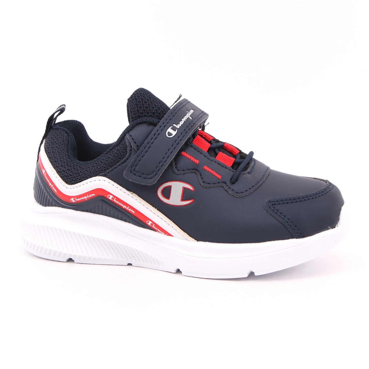 Scarpa Strappi + Elastico Champion Bambino Nero Scarpa Strappi + Elastico Champion Bambino Nero Scarpe 776 - S32215