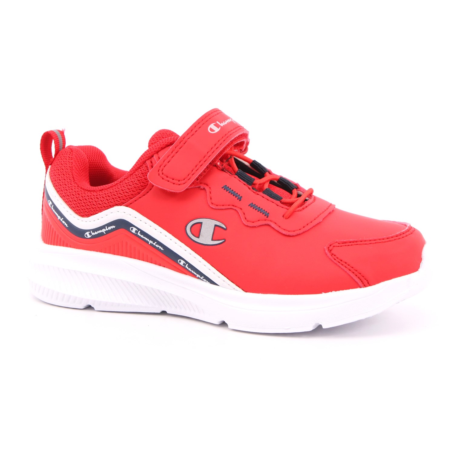 Scarpa Strappi + Elastico Champion Bambino Rosso Scarpa Strappi + Elastico Champion Bambino Rosso Scarpe 777 - S32215