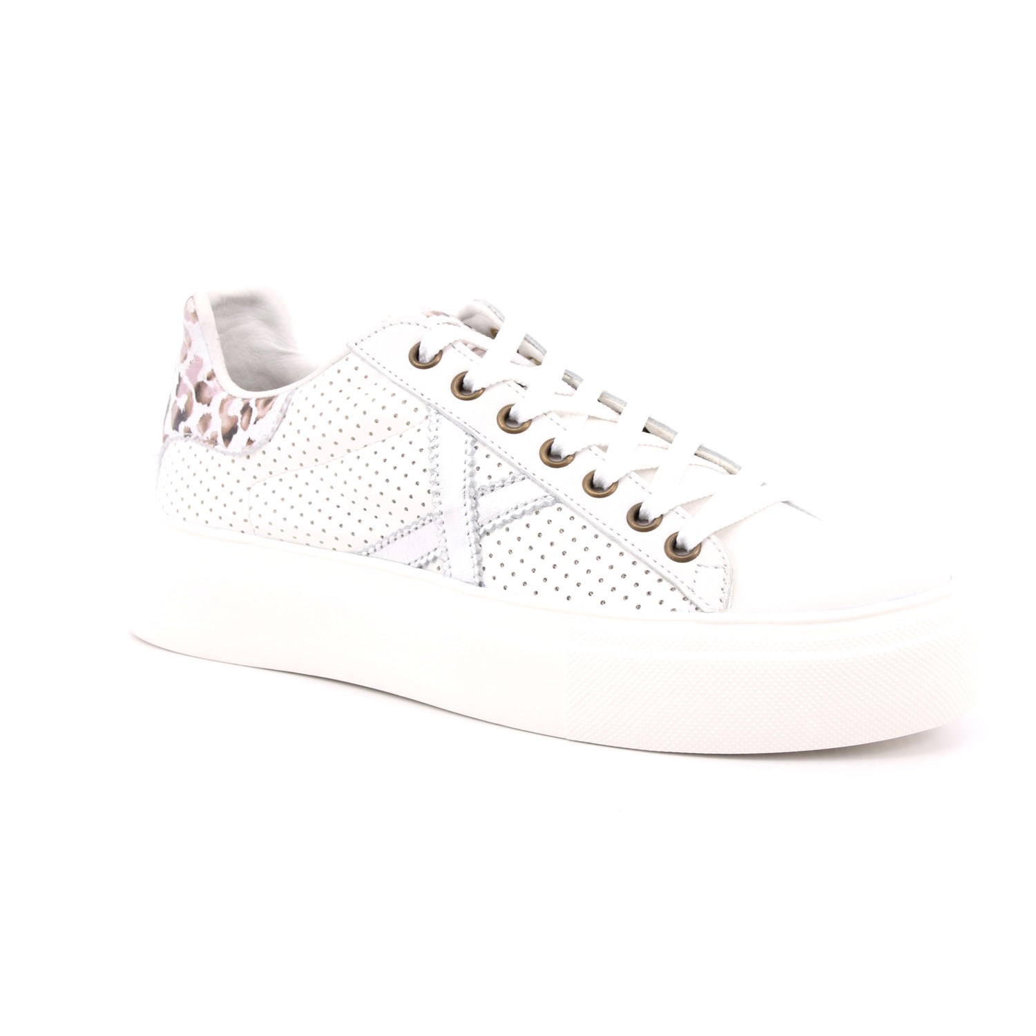 Scarpa Allacciata Munich Donna Bianco Scarpa Allacciata Munich Donna Bianco Scarpe 122 - 8085023