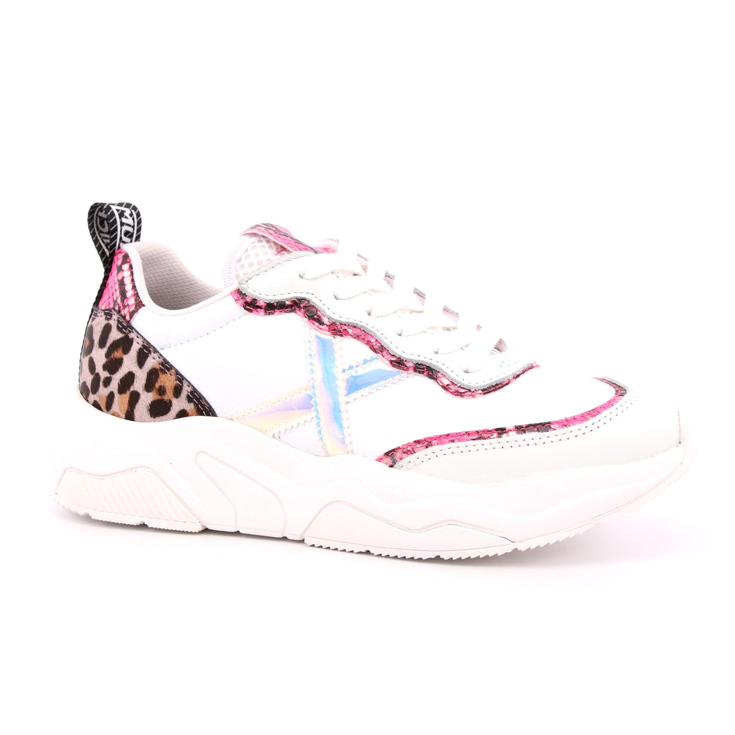 Scarpa Allacciata Munich Donna Bianco Scarpa Allacciata Munich Donna Bianco Scarpe 123 - 8770102