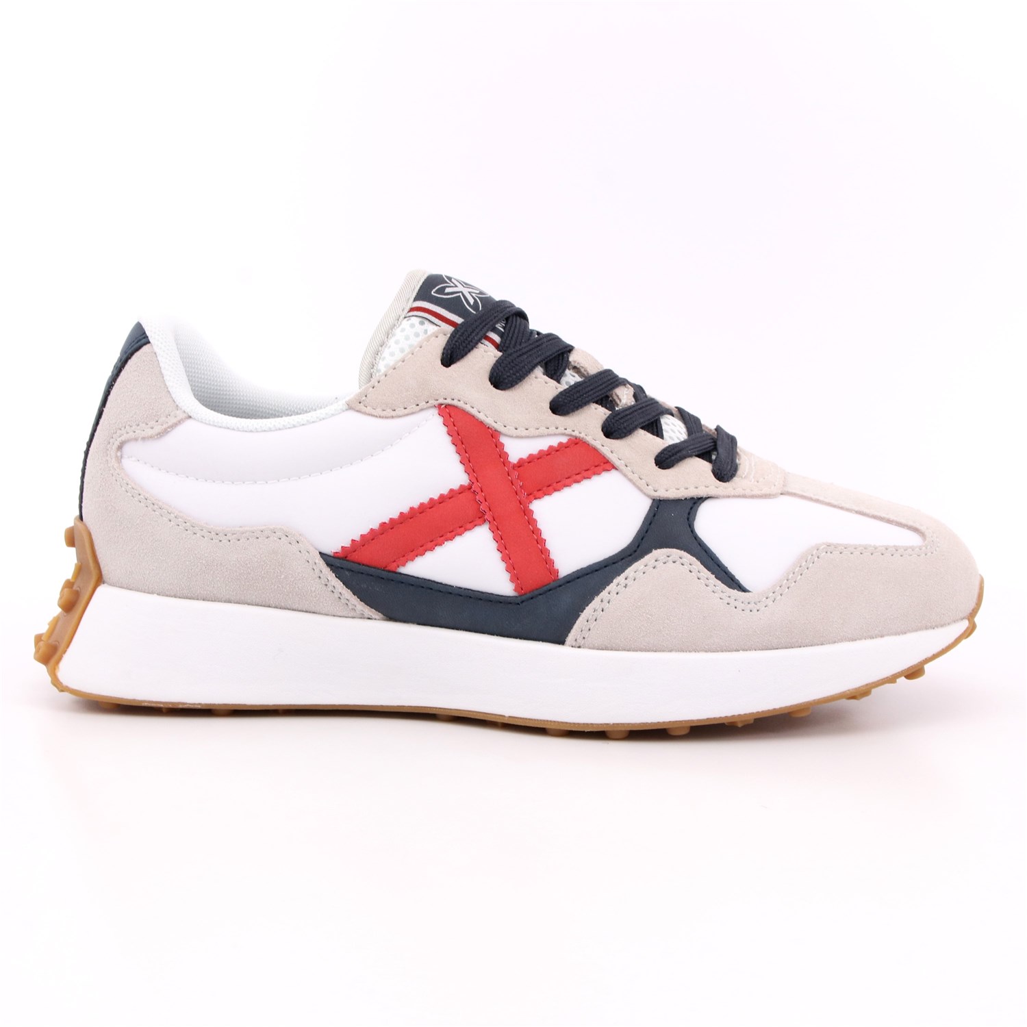 Scarpa Allacciata Munich Uomo Bianco Scarpa Allacciata Munich Uomo Bianco Scarpe 124 - 8907013