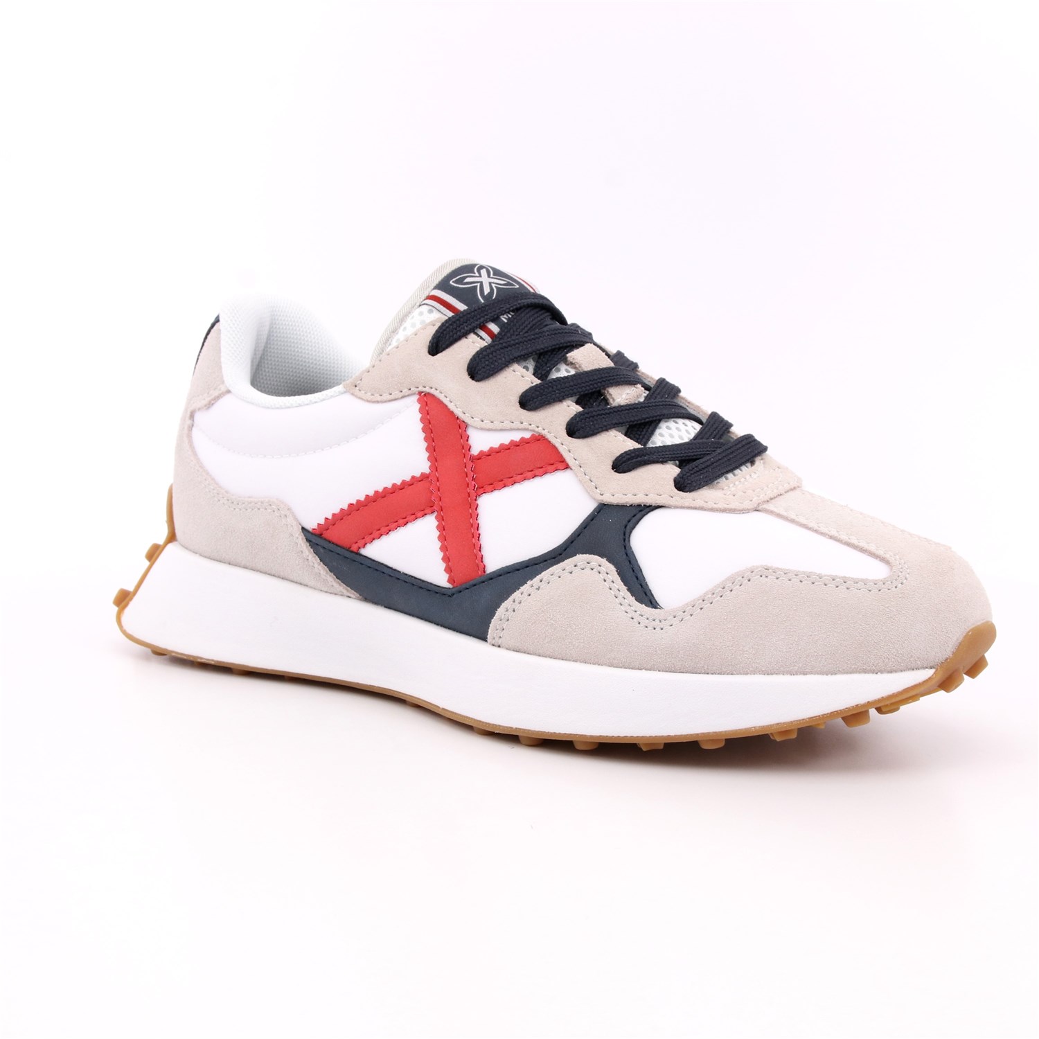 Scarpa Allacciata Munich Uomo Bianco Scarpa Allacciata Munich Uomo Bianco Scarpe 124 - 8907013