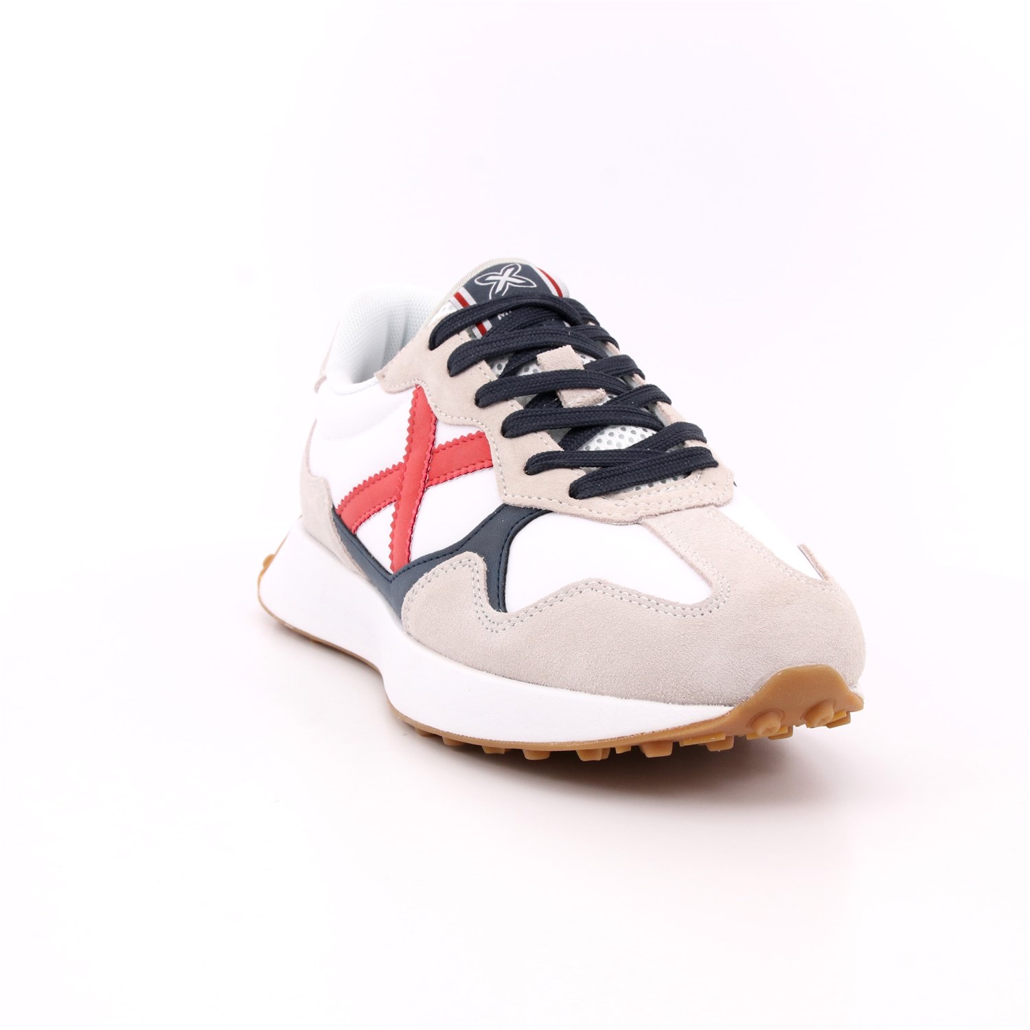 Scarpa Allacciata Munich Uomo Bianco Scarpa Allacciata Munich Uomo Bianco Scarpe 124 - 8907013