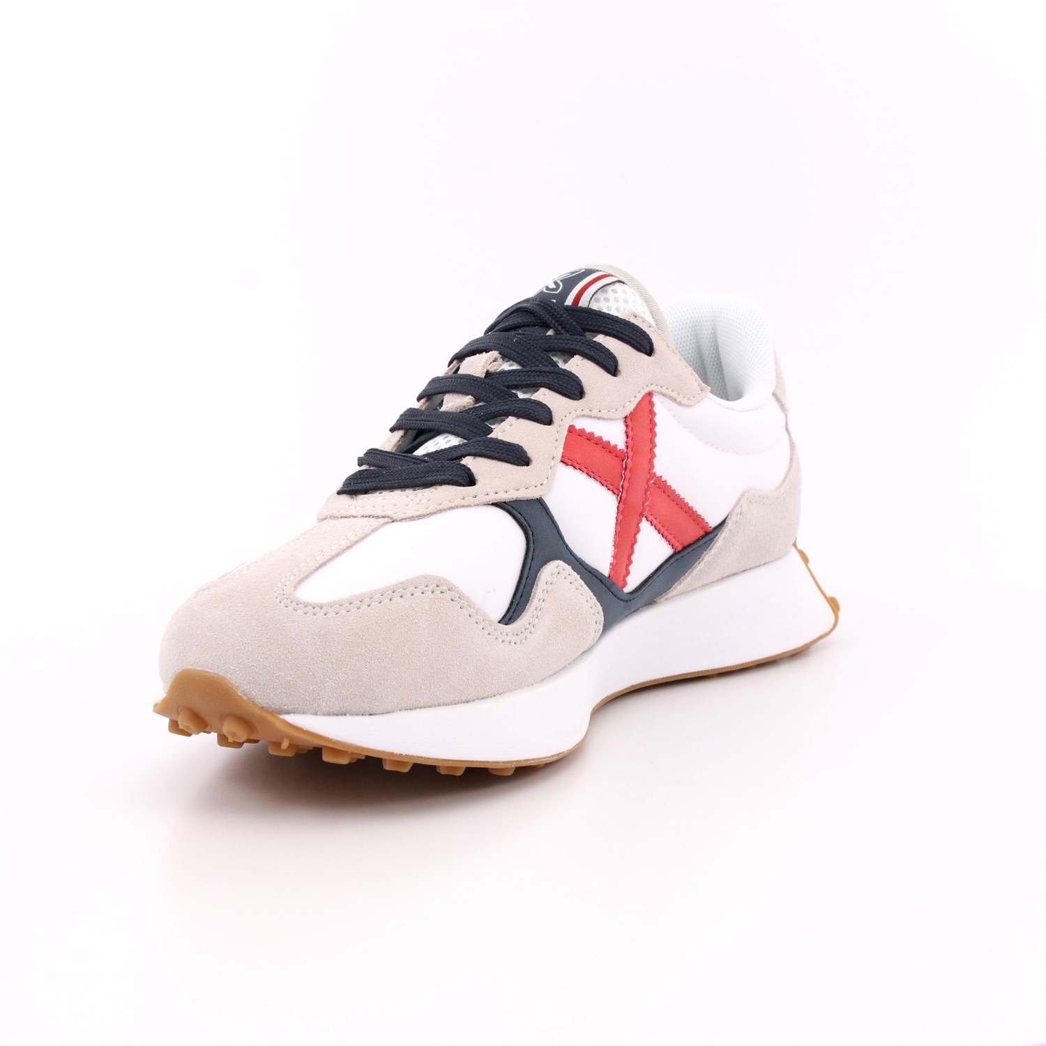 Scarpa Allacciata Munich Uomo Bianco Scarpa Allacciata Munich Uomo Bianco Scarpe 124 - 8907013