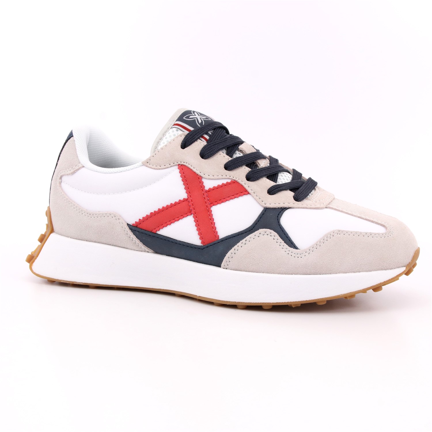 Scarpa Allacciata Munich Uomo Bianco Scarpa Allacciata Munich Uomo Bianco Scarpe 124 - 8907013