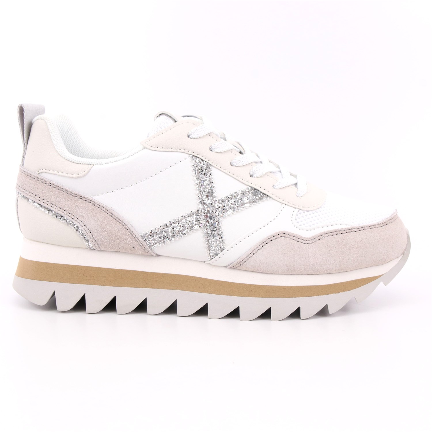 Scarpa Allacciata Munich Donna Bianco Scarpa Allacciata Munich Donna Bianco Scarpe 127 - 8765029