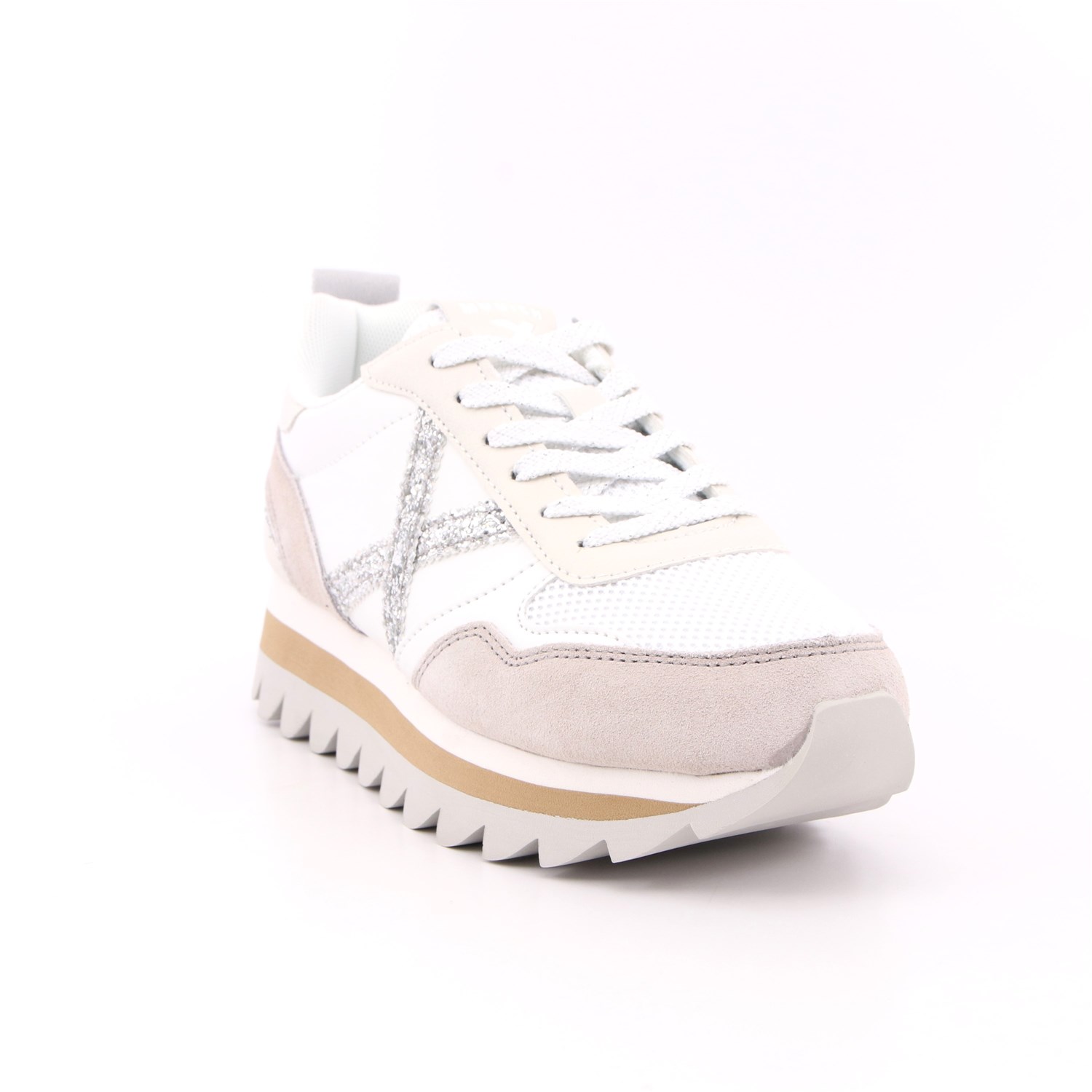 Scarpa Allacciata Munich Donna Bianco Scarpa Allacciata Munich Donna Bianco Scarpe 127 - 8765029