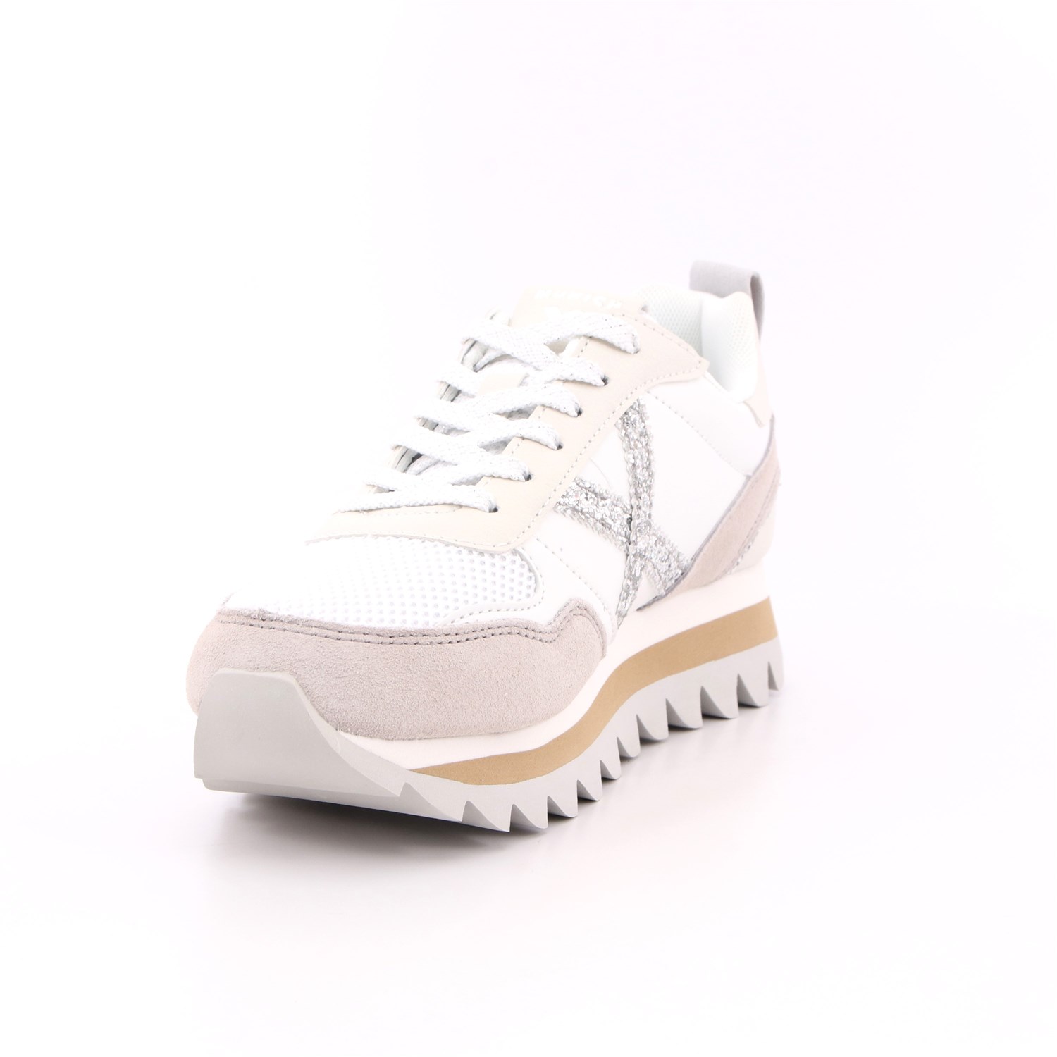 Scarpa Allacciata Munich Donna Bianco Scarpa Allacciata Munich Donna Bianco Scarpe 127 - 8765029
