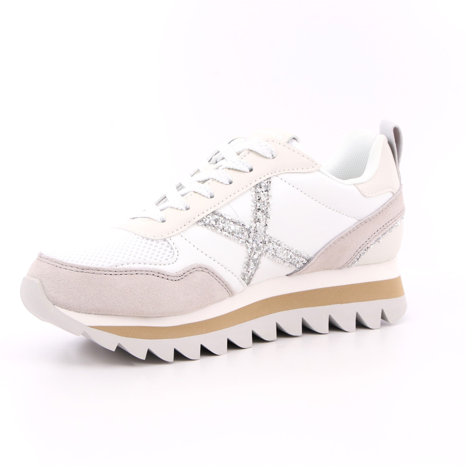 Scarpa Allacciata Munich Donna Bianco Scarpa Allacciata Munich Donna Bianco Scarpe 127 - 8765029