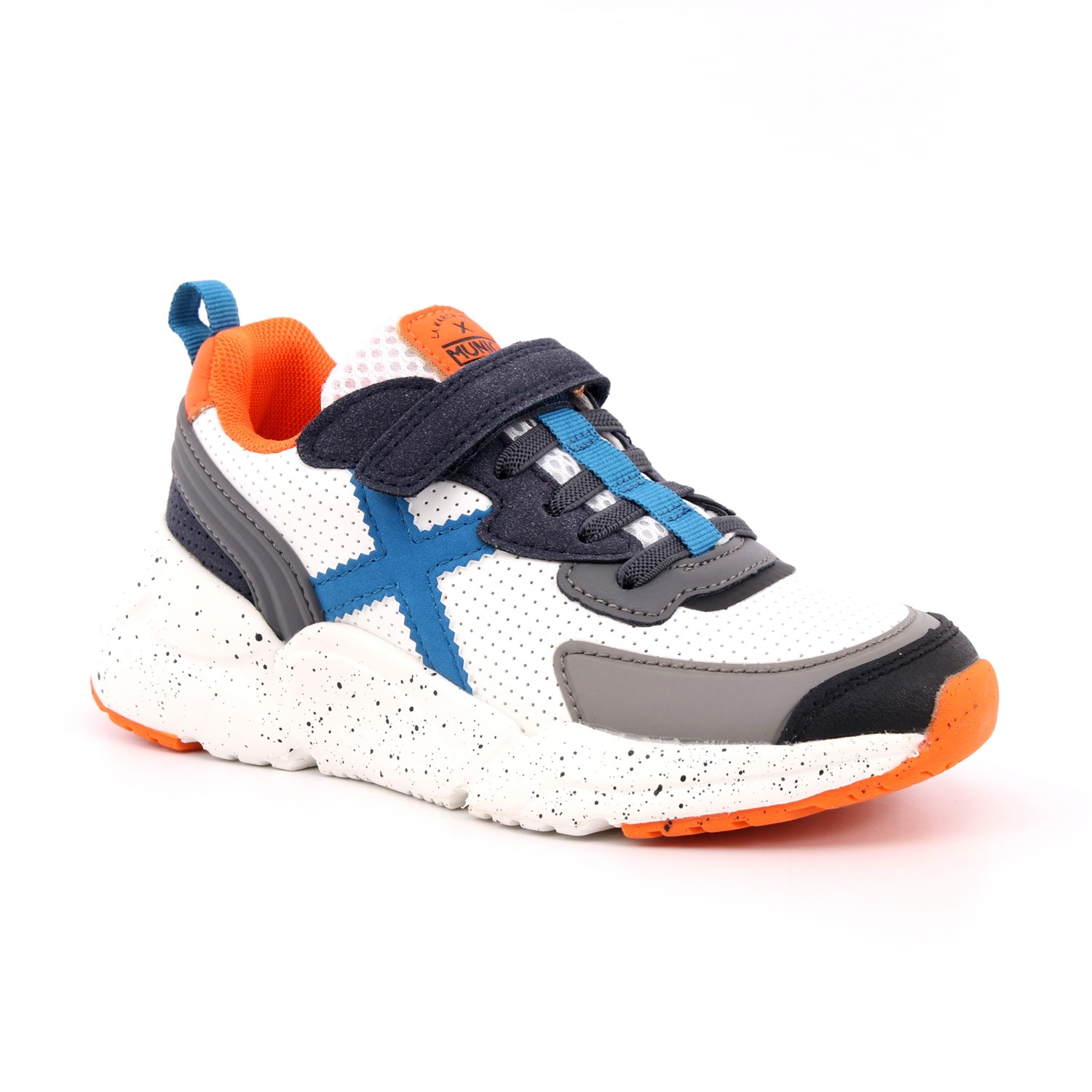 Scarpa Strappi + Elastico Munich Bambino Bianco Scarpa Strappi + Elastico Munich Bambino Bianco Scarpe 129 - 8890035
