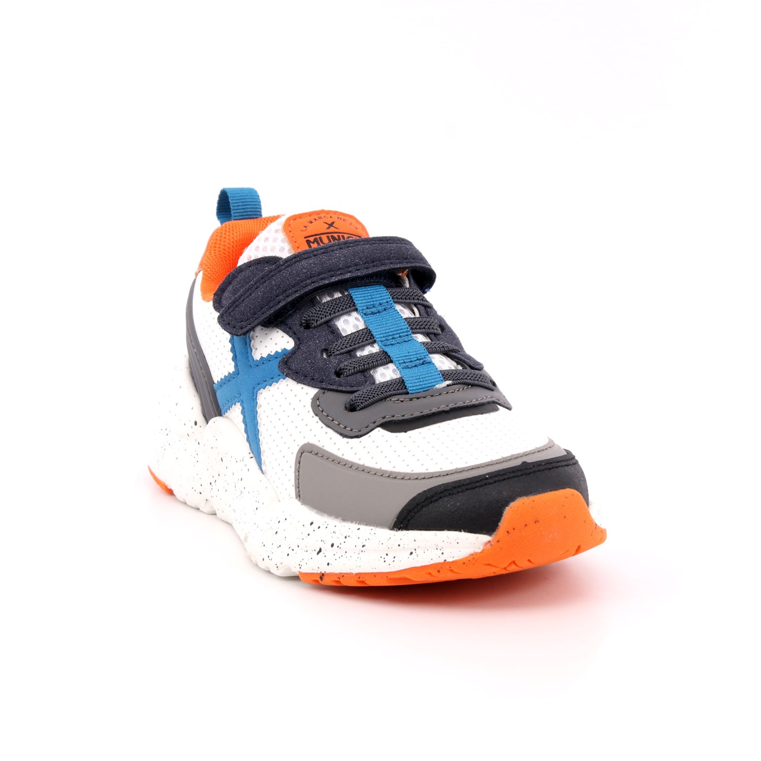 Scarpa Strappi + Elastico Munich Bambino Bianco Scarpa Strappi + Elastico Munich Bambino Bianco Scarpe 129 - 8890035