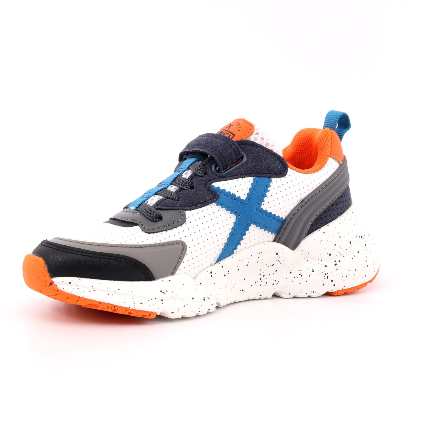 Scarpa Strappi + Elastico Munich Bambino Bianco Scarpa Strappi + Elastico Munich Bambino Bianco Scarpe 129 - 8890035