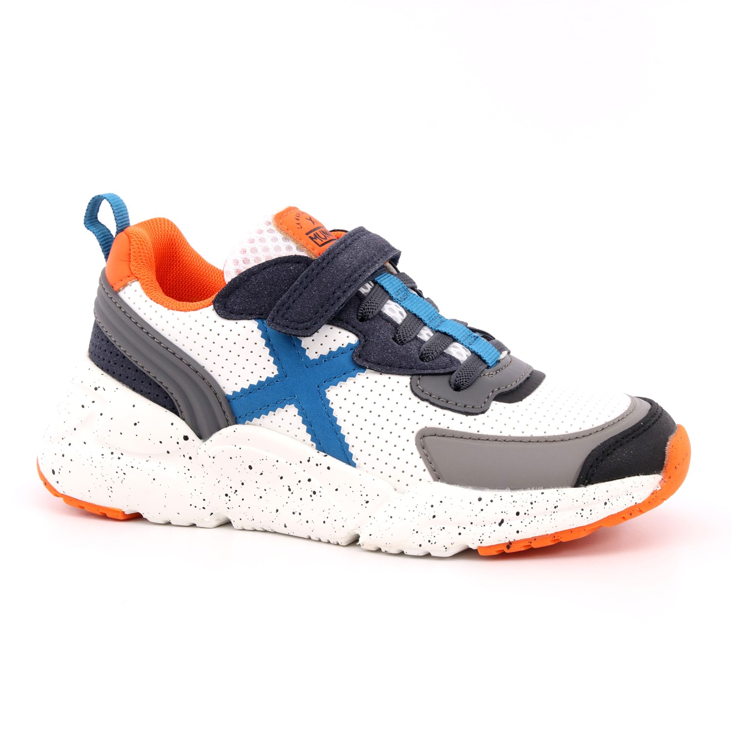 Scarpa Strappi + Elastico Munich Bambino Bianco Scarpa Strappi + Elastico Munich Bambino Bianco Scarpe 129 - 8890035