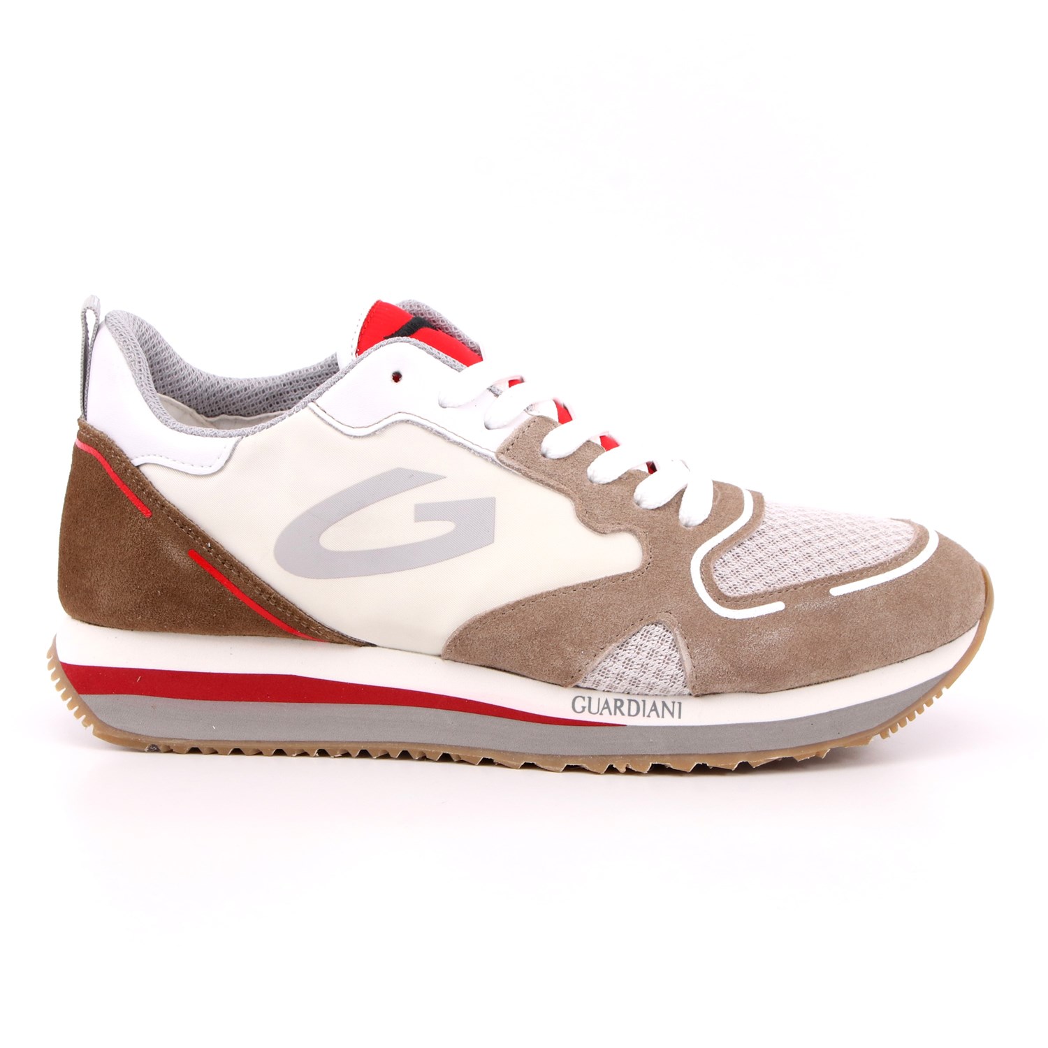 Scarpa Allacciata Guardiani Uomo Tortora Scarpa Allacciata Guardiani Uomo Tortora Scarpe 6 - AGM008828