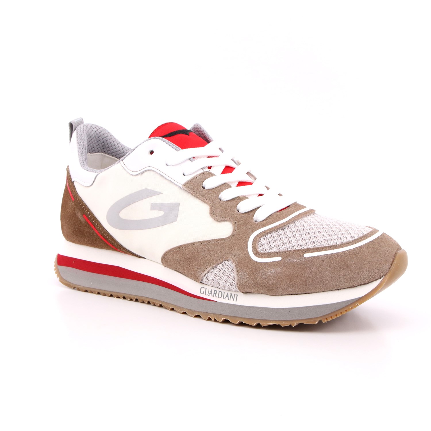 Scarpa Allacciata Guardiani Uomo Tortora Scarpa Allacciata Guardiani Uomo Tortora Scarpe 6 - AGM008828