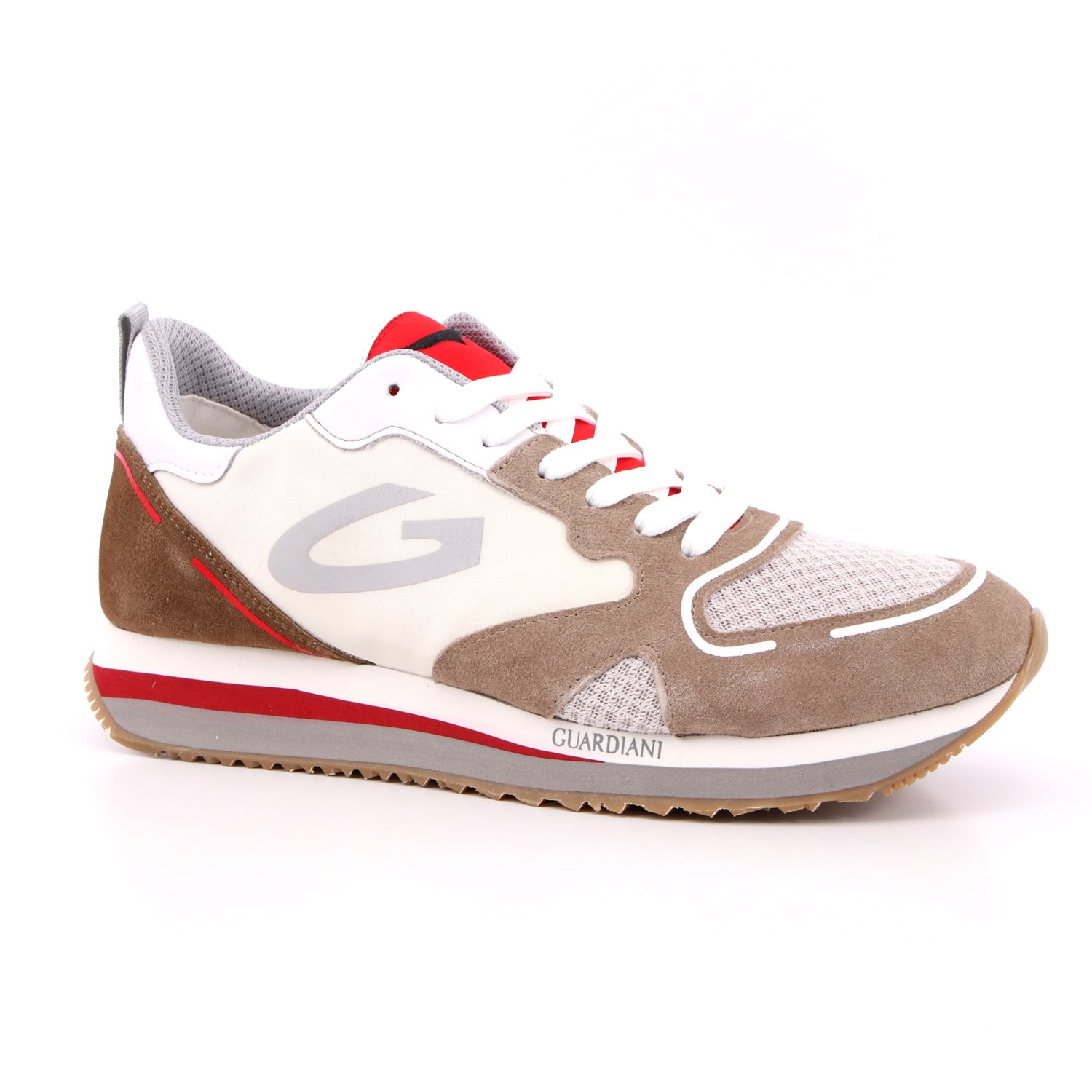Scarpa Allacciata Guardiani Uomo Tortora Scarpa Allacciata Guardiani Uomo Tortora Scarpe 6 - AGM008828
