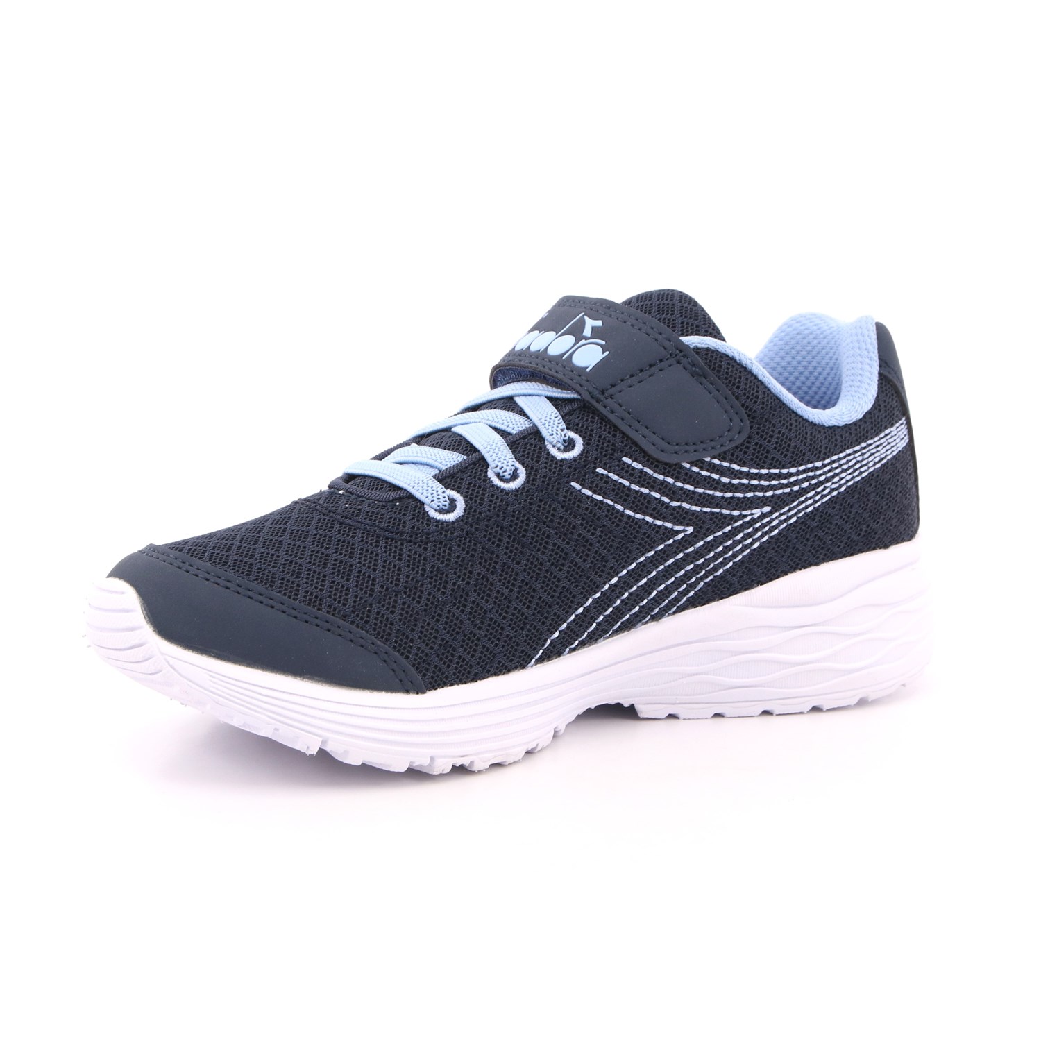Scarpa Strappi + Elastico Diadora Bambino Blu Scarpa Strappi + Elastico Diadora Bambino Blu Scarpe 324 - 101.175606