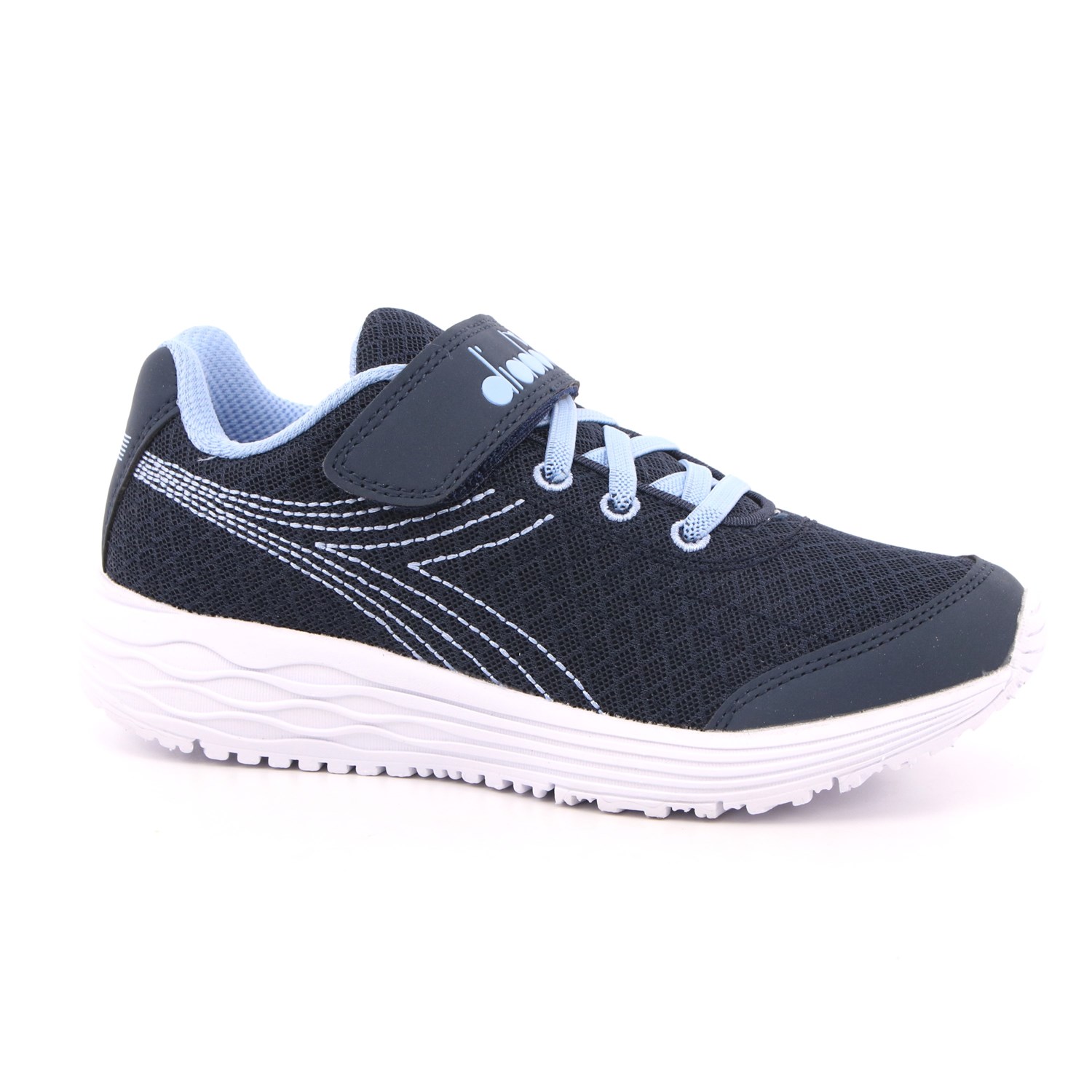 Scarpa Strappi + Elastico Diadora Bambino Blu Scarpa Strappi + Elastico Diadora Bambino Blu Scarpe 324 - 101.175606