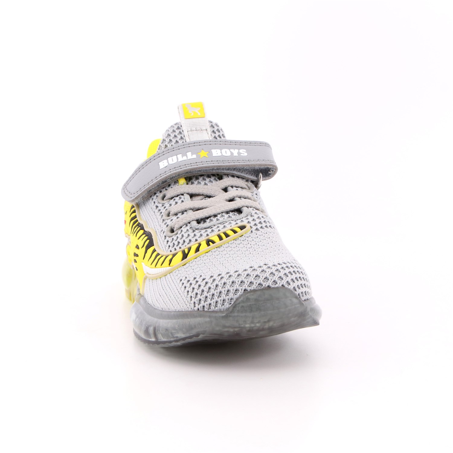 Scarpa Strappi + Elastico Bull Boys Bambino Grigio Scarpa Strappi + Elastico Bull Boys Bambino Grigio Scarpe 8 - BB2103