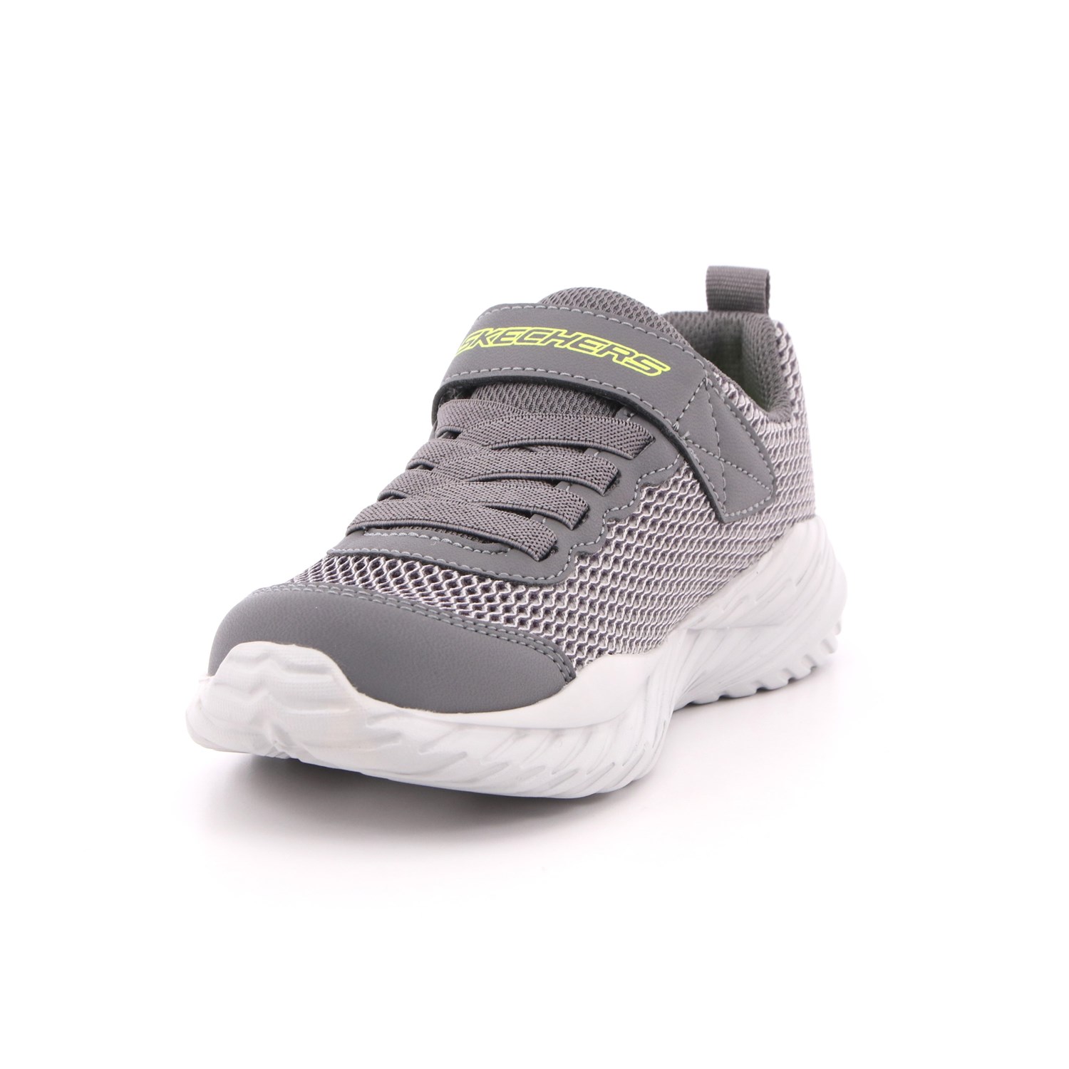 Scarpa Strappi + Elastico Skechers Bambino Grigio Scarpa Strappi + Elastico Skechers Bambino Grigio Scarpe 177 - 400083L