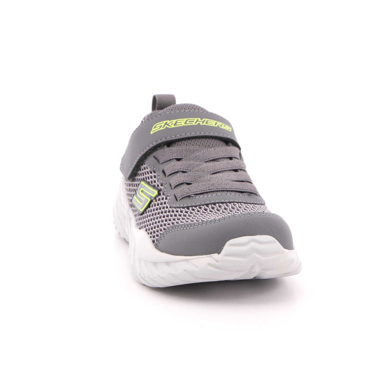 Scarpa Strappi + Elastico Skechers Bambino Grigio Scarpa Strappi + Elastico Skechers Bambino Grigio Scarpe 177 - 400083L