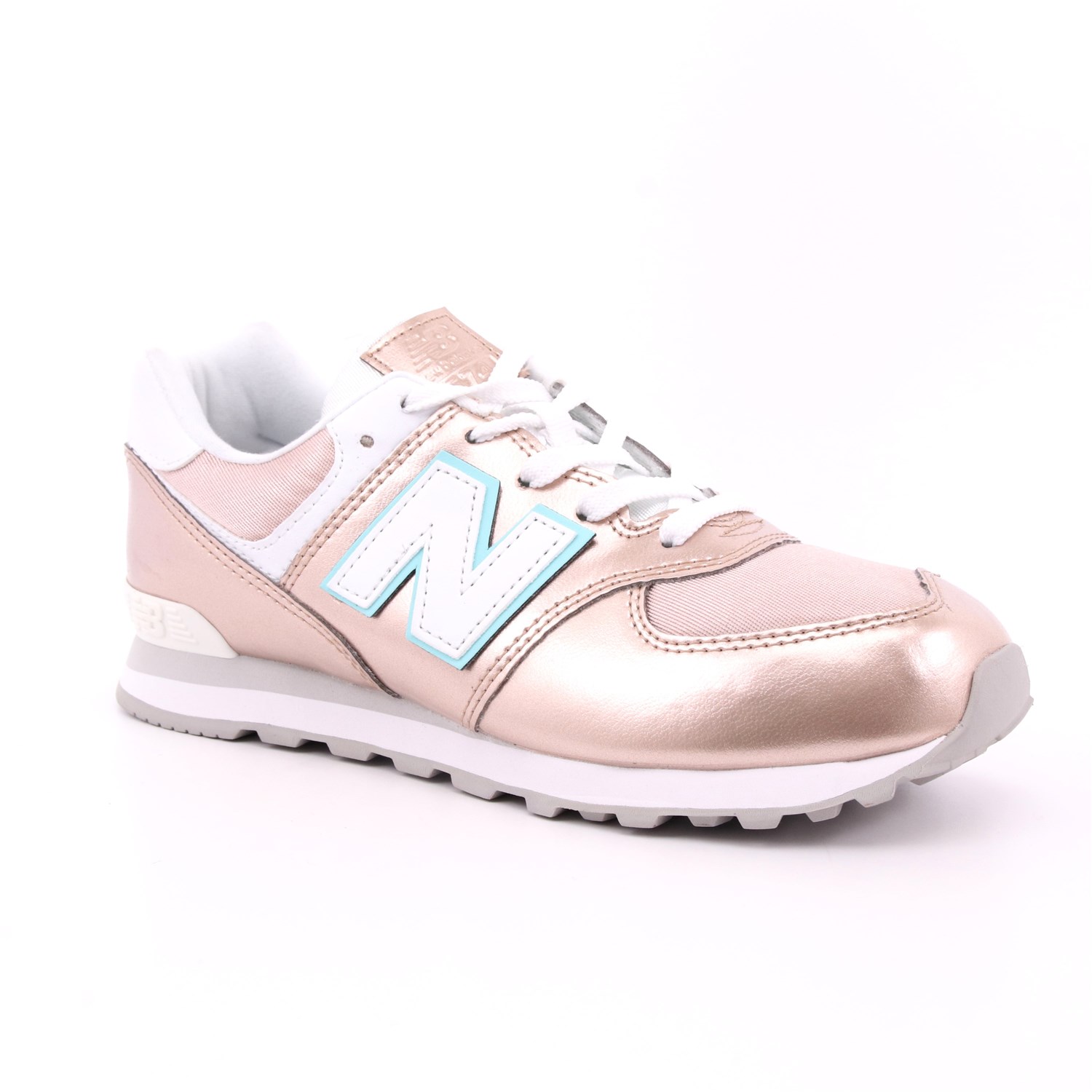 Scarpa Allacciata New Balance Bambina Platino Scarpa Allacciata New Balance Bambina Platino Scarpe 291 - GC574LE1
