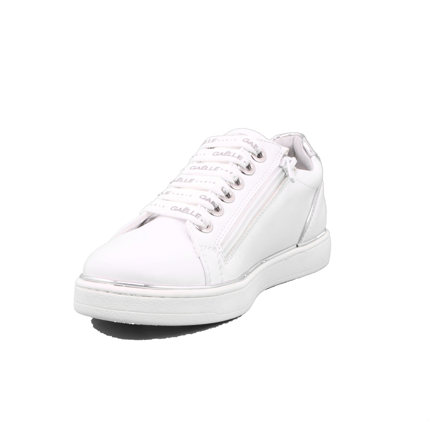 Scarpa Allacciata Gaelle Bambina Bianco Scarpa Allacciata Gaelle Bambina Bianco Scarpe 21 - G-1320A