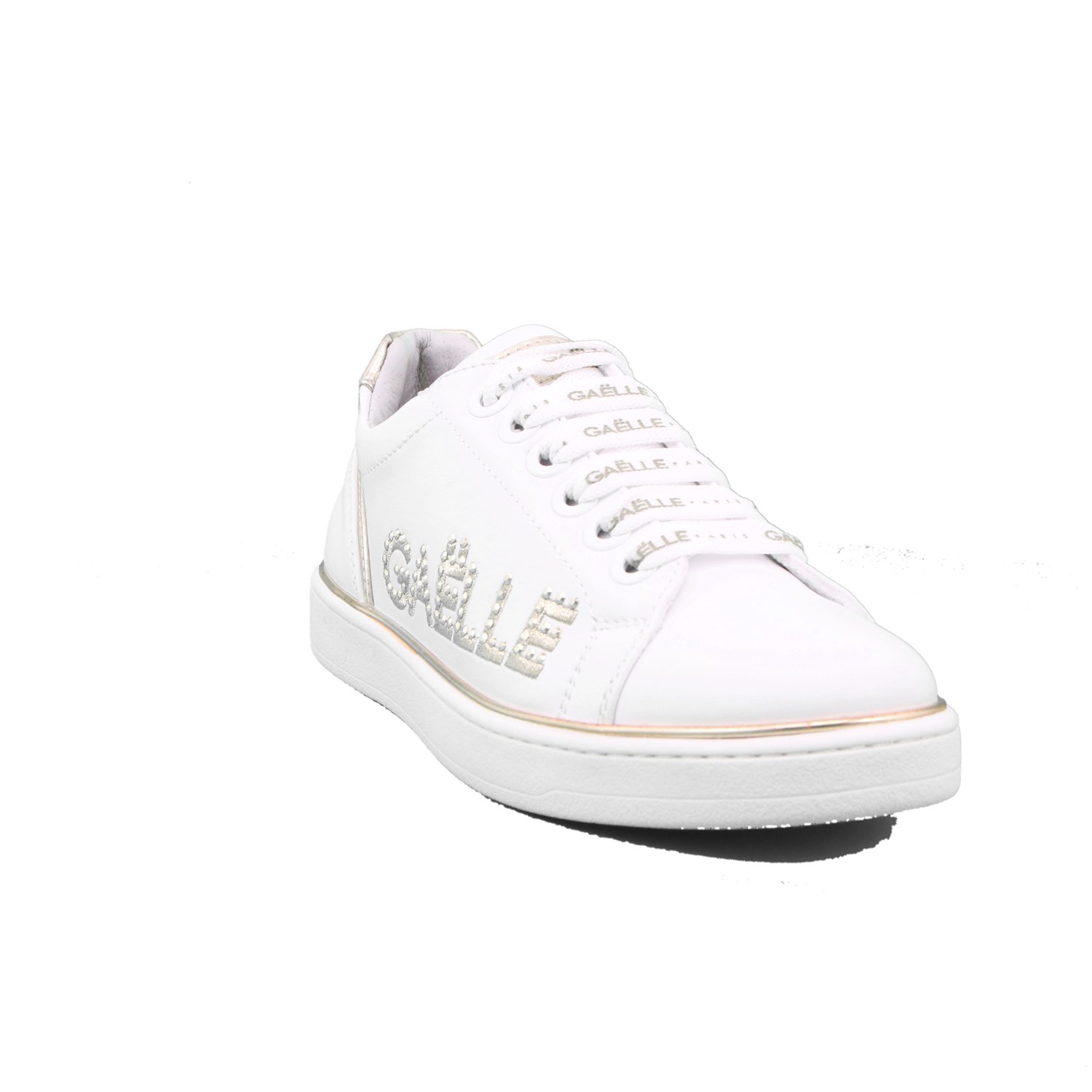 Scarpa Allacciata Gaelle Bambina Bianco Scarpa Allacciata Gaelle Bambina Bianco Scarpe 22 - G-1320B