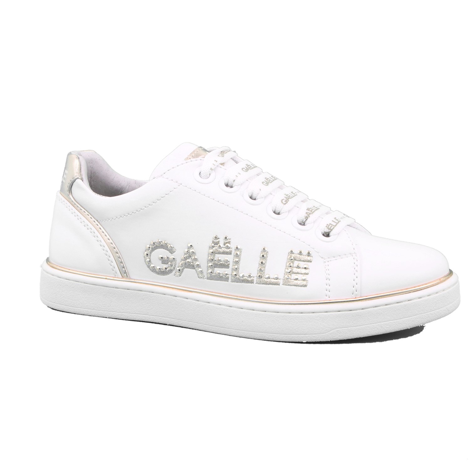 Scarpa Allacciata Gaelle Bambina Bianco Scarpa Allacciata Gaelle Bambina Bianco Scarpe 22 - G-1320B
