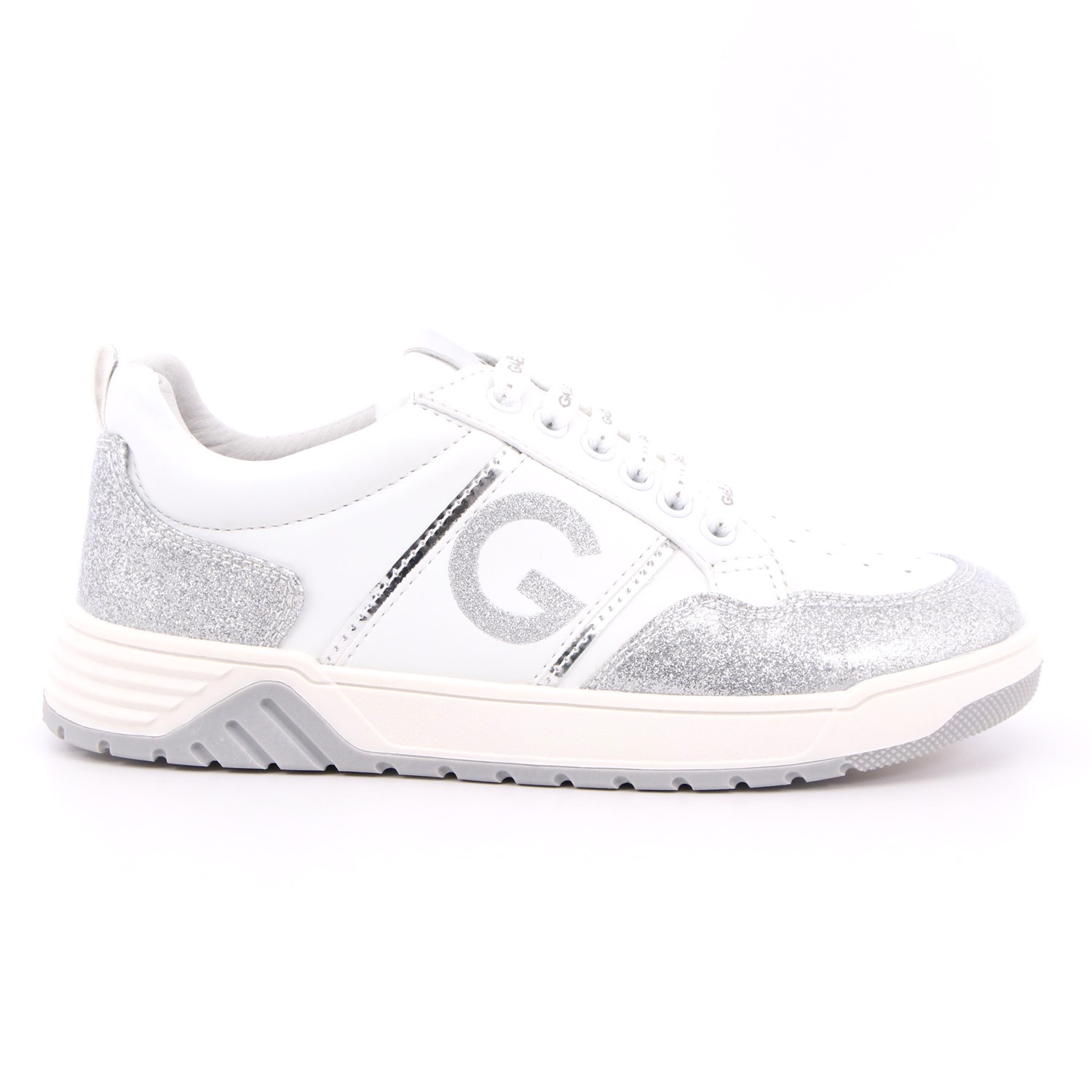 Scarpa Allacciata Gaelle Bambina Bianco Scarpa Allacciata Gaelle Bambina Bianco Scarpe 24 - G-1382A
