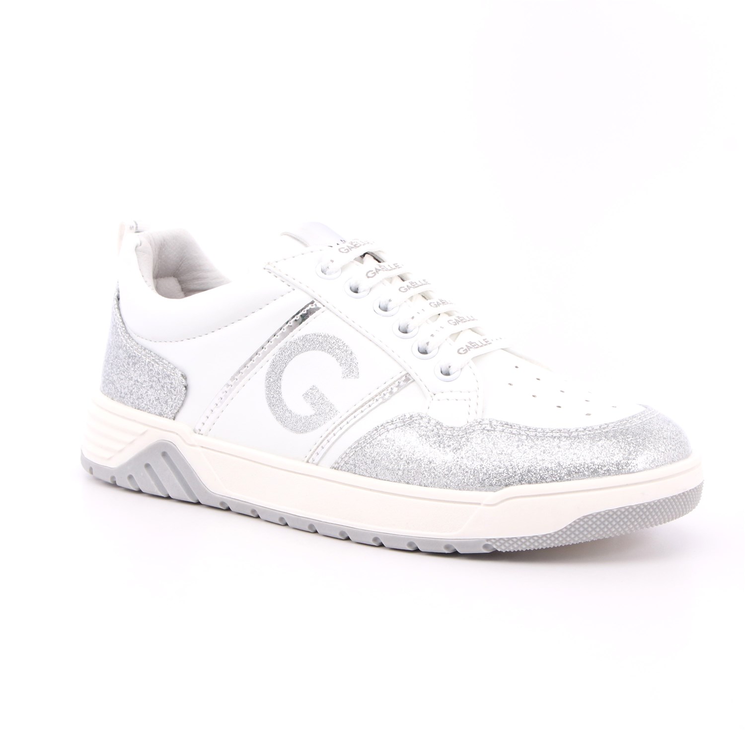 Scarpa Allacciata Gaelle Bambina Bianco Scarpa Allacciata Gaelle Bambina Bianco Scarpe 24 - G-1382A