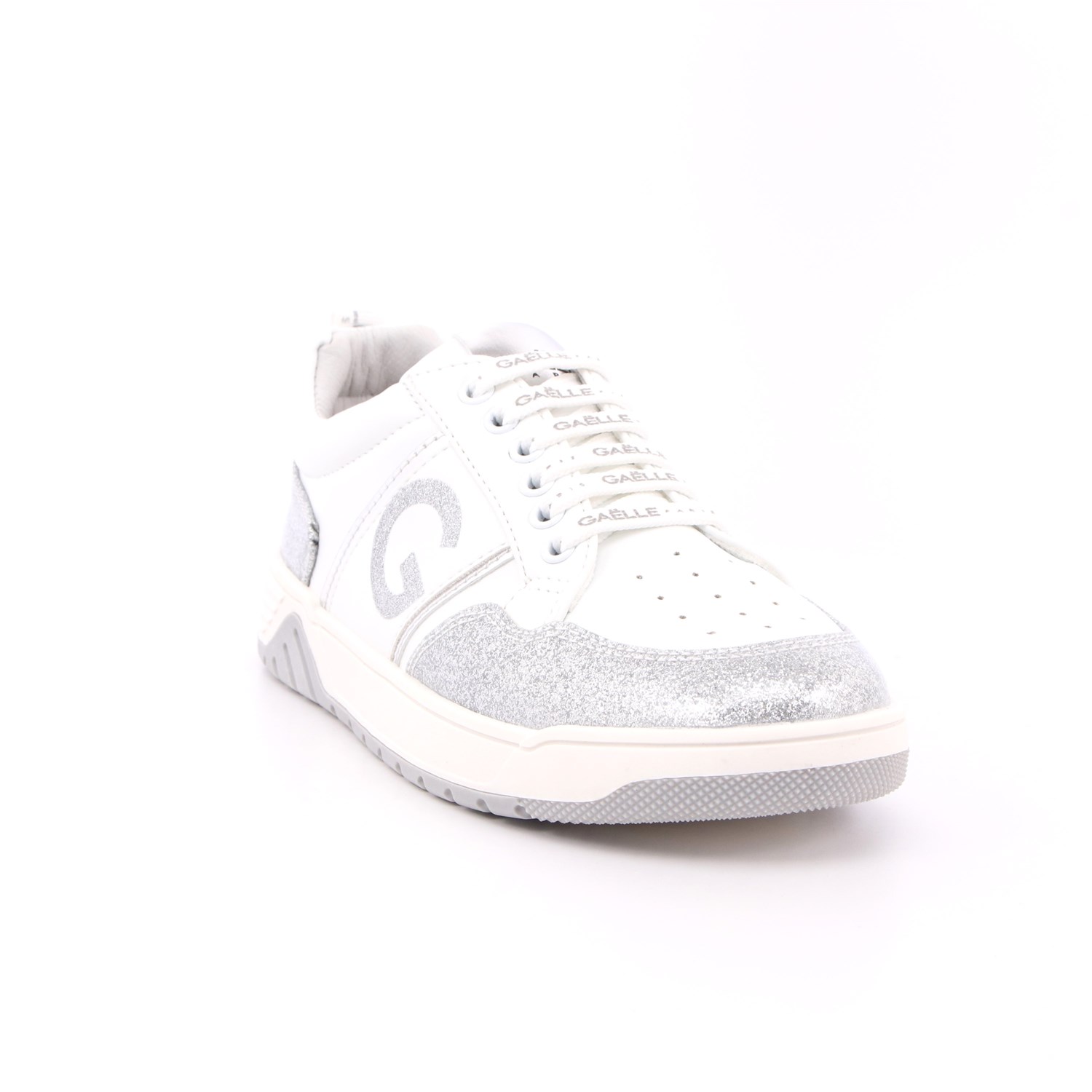 Scarpa Allacciata Gaelle Bambina Bianco Scarpa Allacciata Gaelle Bambina Bianco Scarpe 24 - G-1382A