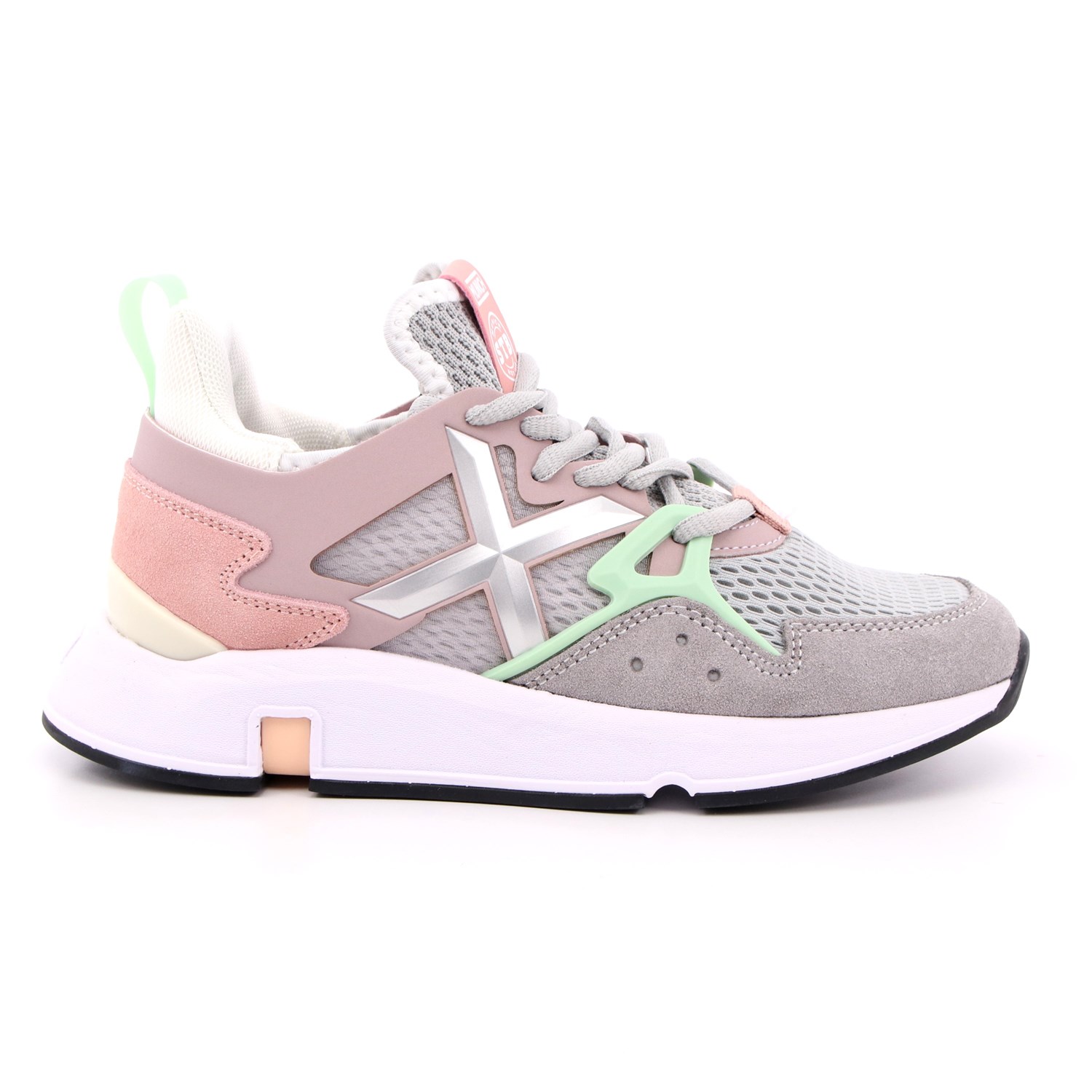 Scarpa Allacciata Munich Donna Grigio Scarpa Allacciata Munich Donna Grigio Scarpe 134 - 4172028