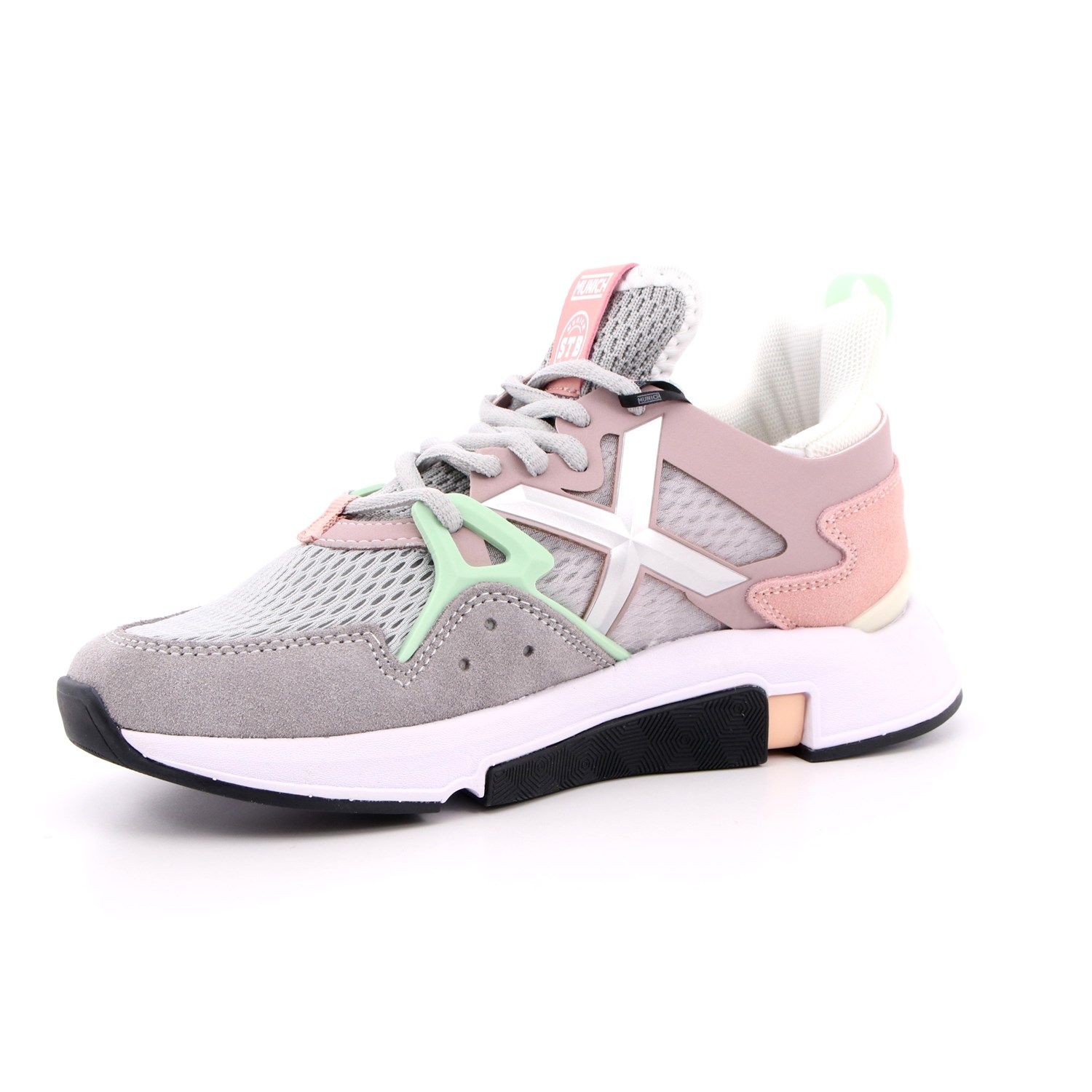 Scarpa Allacciata Munich Donna Grigio Scarpa Allacciata Munich Donna Grigio Scarpe 134 - 4172028