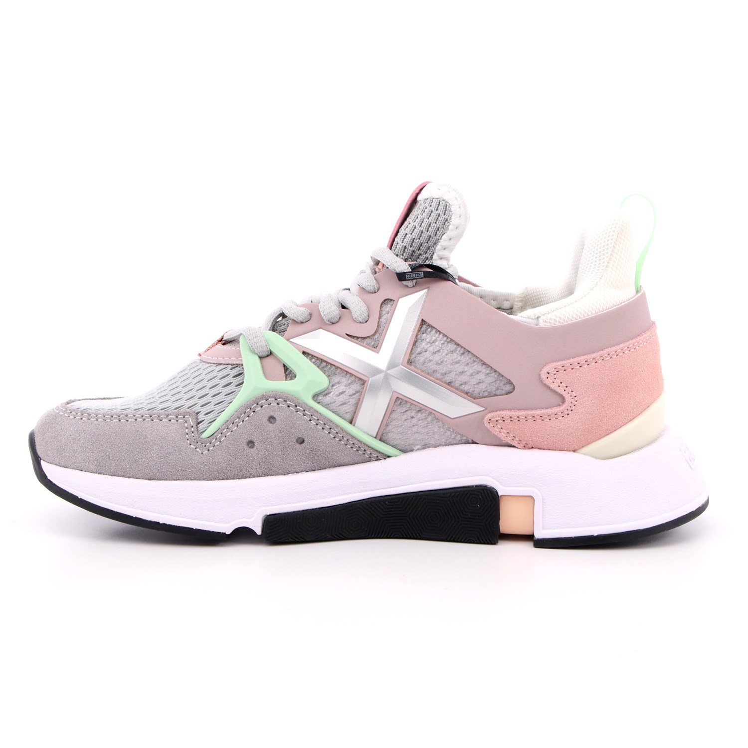 Scarpa Allacciata Munich Donna Grigio Scarpa Allacciata Munich Donna Grigio Scarpe 134 - 4172028