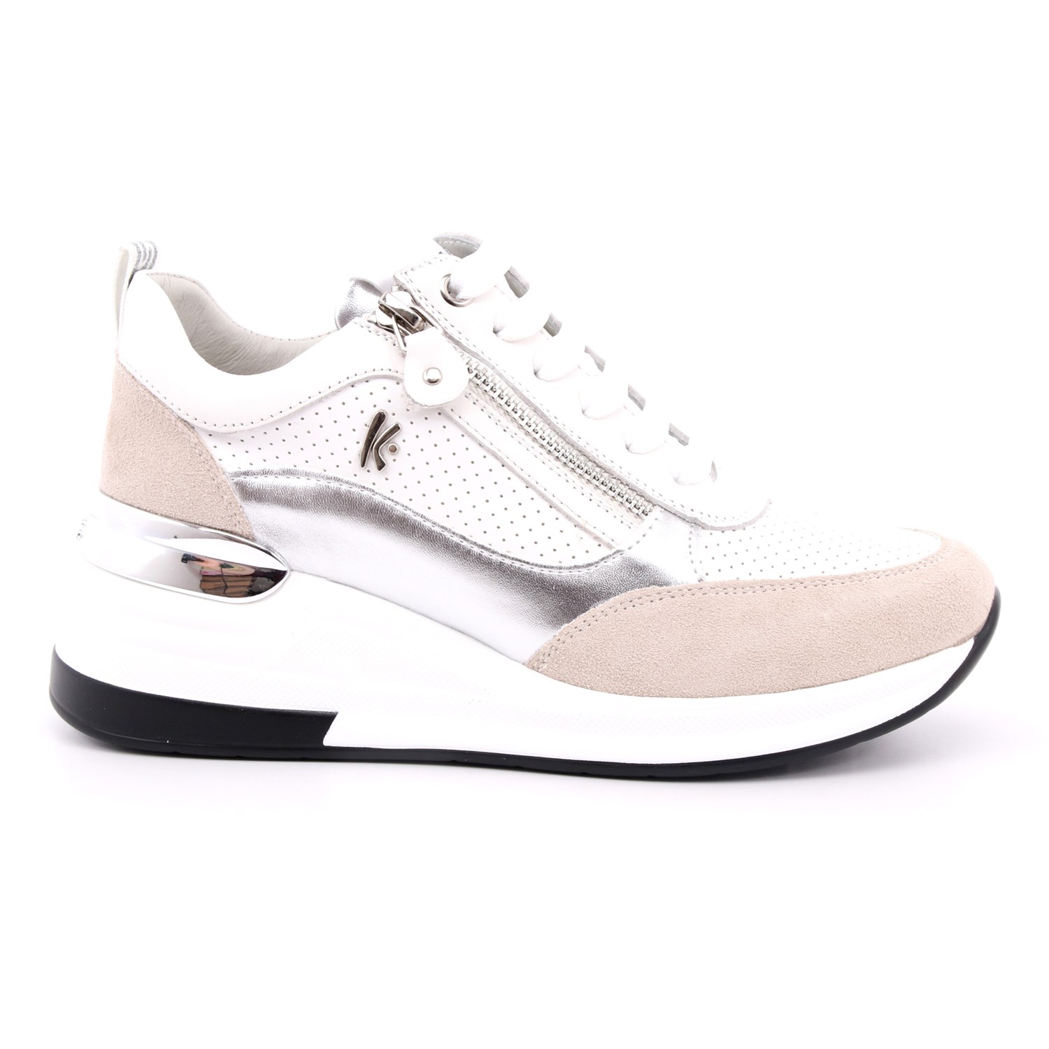 Scarpa Allacciata Keys Donna Bianco Scarpa Allacciata Keys Donna Bianco Scarpe 85 - K-6022C