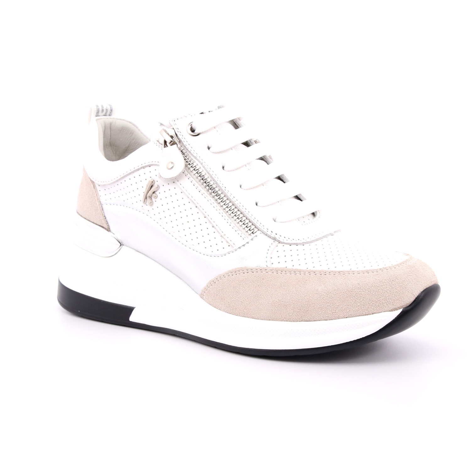 Scarpa Allacciata Keys Donna Bianco Scarpa Allacciata Keys Donna Bianco Scarpe 85 - K-6022C